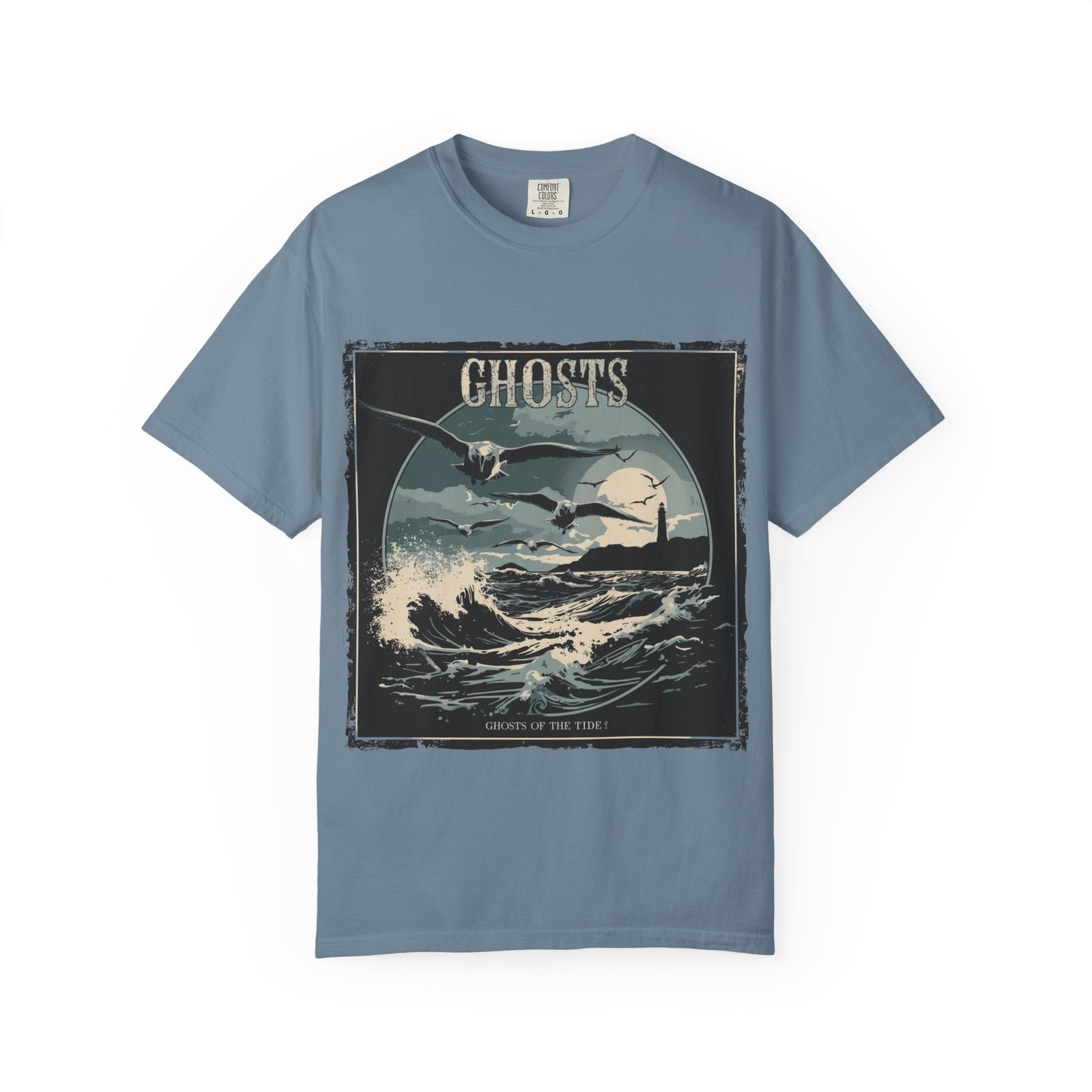 Widows bay Vintage 'Ghosts' Seaside Wave Graphic Tee - Image 18