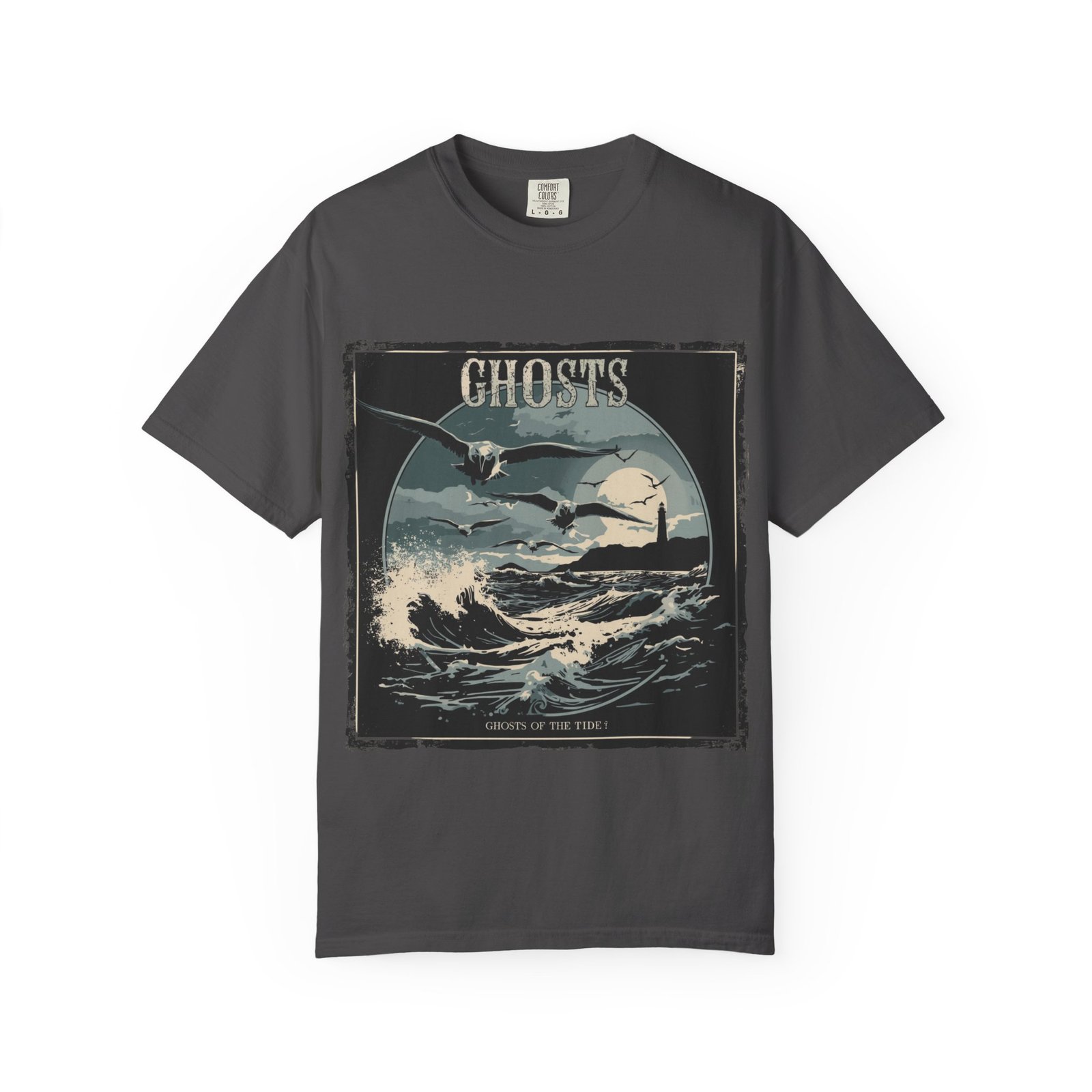 Widows bay Vintage 'Ghosts' Seaside Wave Graphic Tee - Image 27