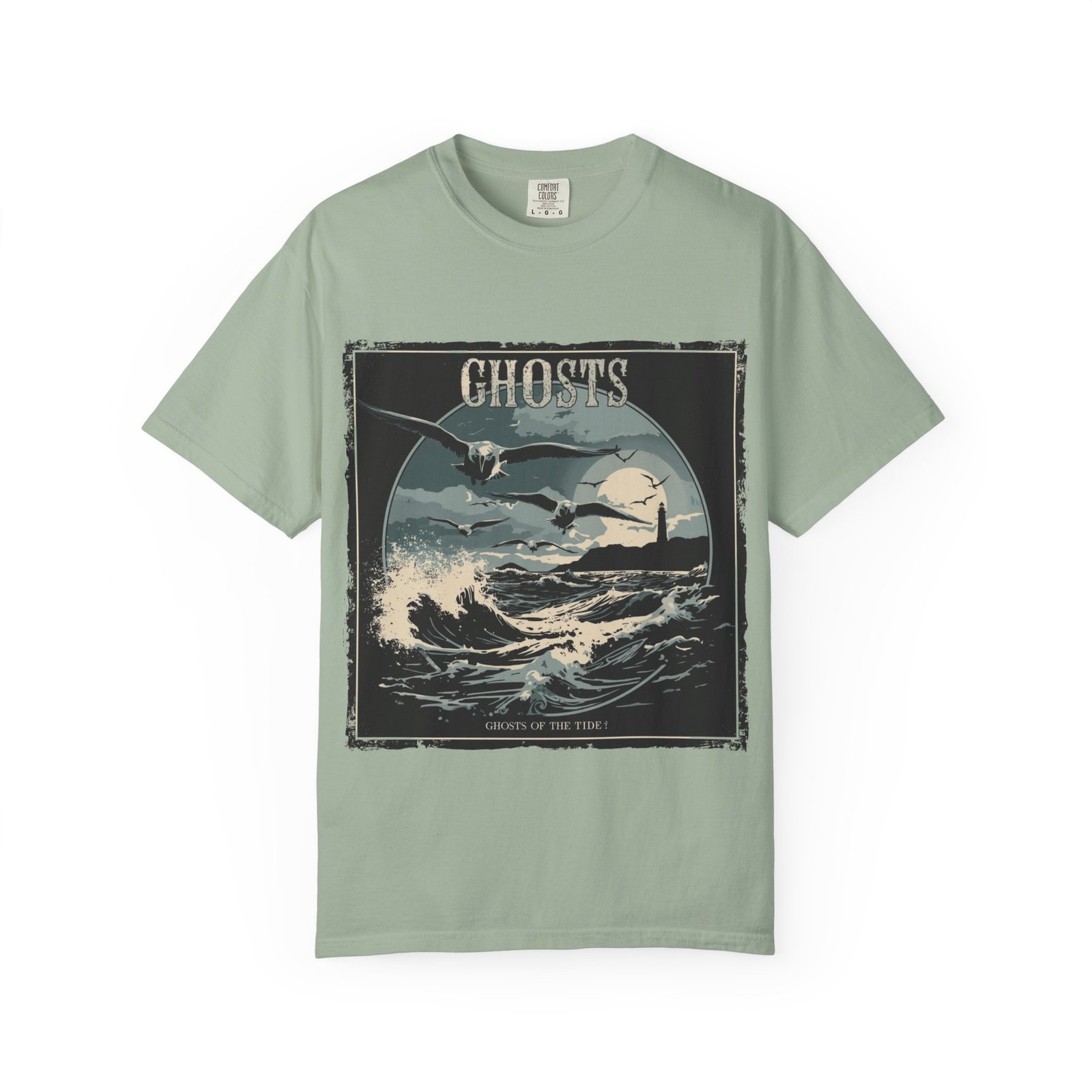 Widows bay Vintage 'Ghosts' Seaside Wave Graphic Tee - Image 9
