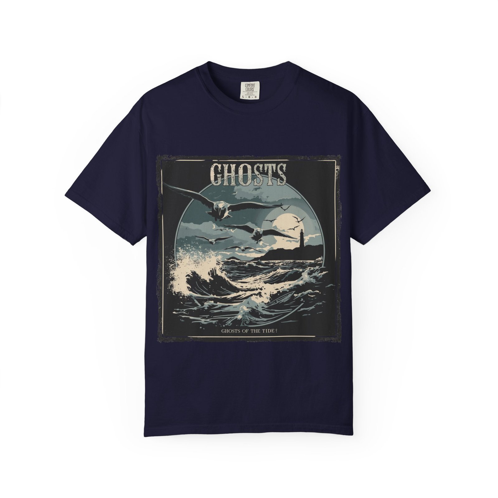 Widows bay Vintage 'Ghosts' Seaside Wave Graphic Tee - Image 23