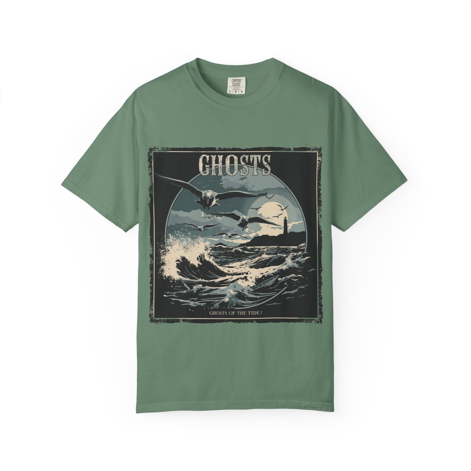 Widows bay Vintage 'Ghosts' Seaside Wave Graphic Tee - Image 11