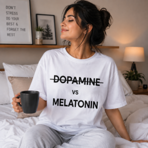 Dopamine vs Melatonin Funny T-Shirt