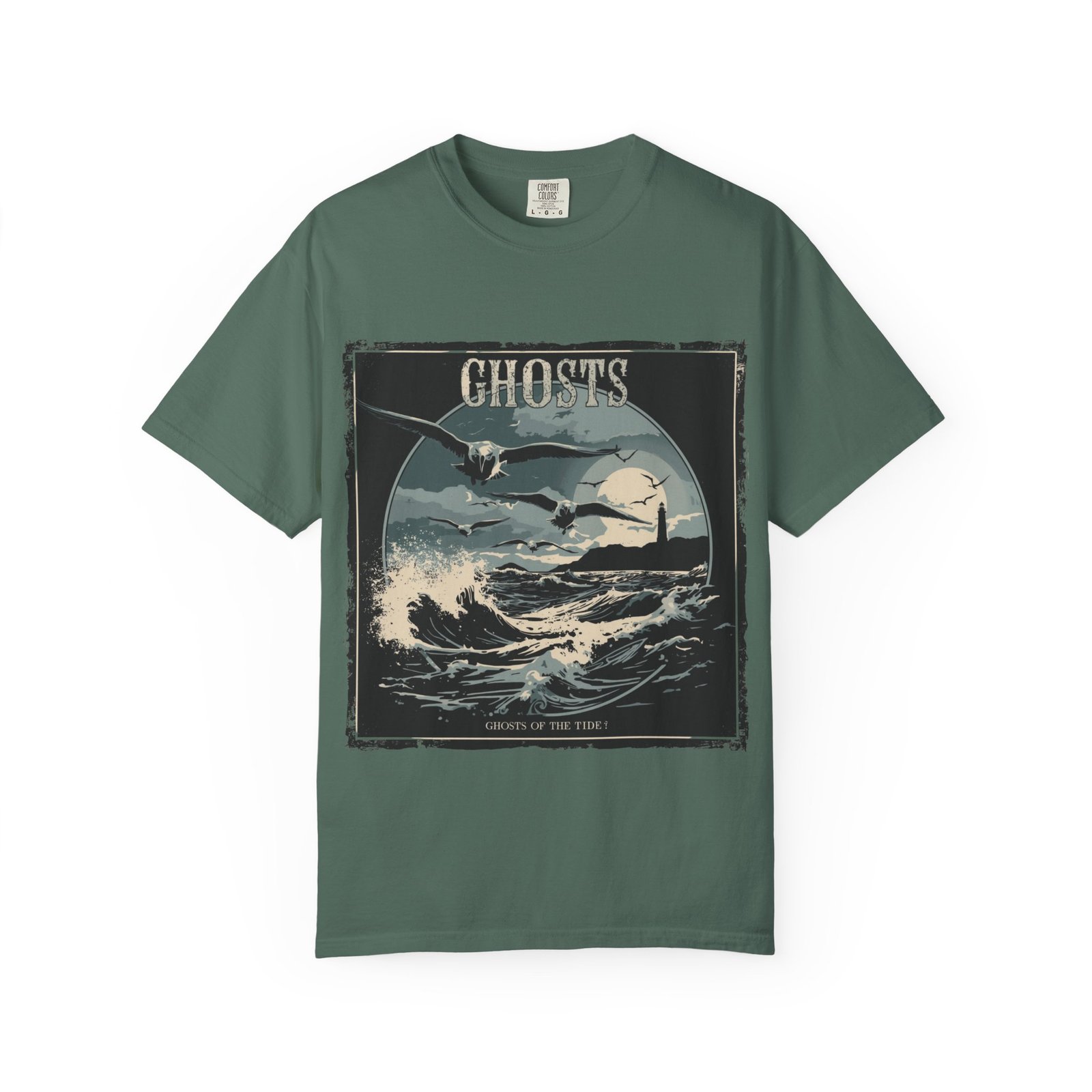 Widows bay Vintage 'Ghosts' Seaside Wave Graphic Tee - Image 13