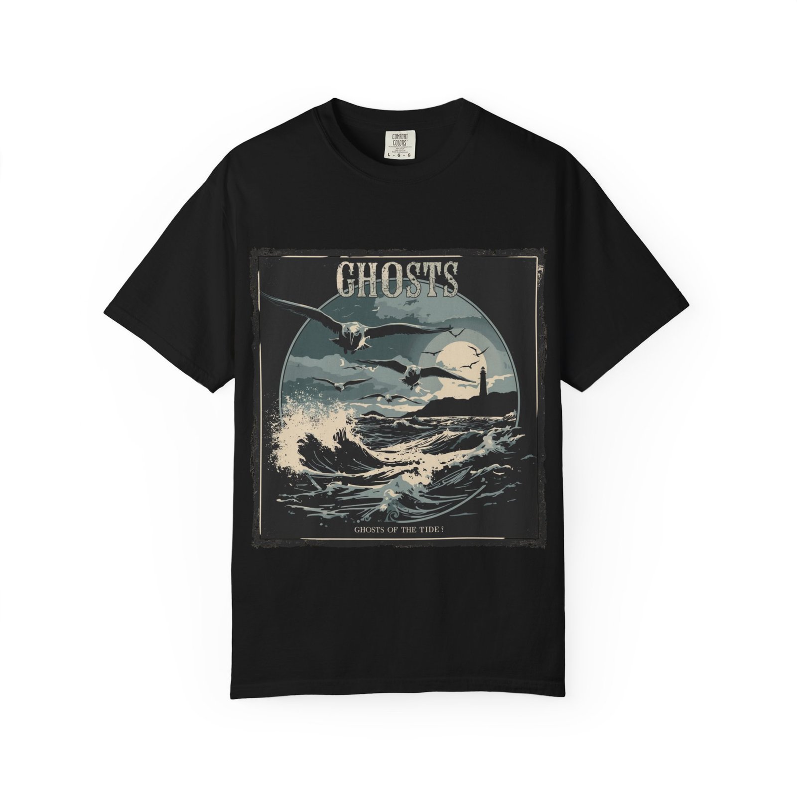 Widows bay Vintage 'Ghosts' Seaside Wave Graphic Tee - Image 31