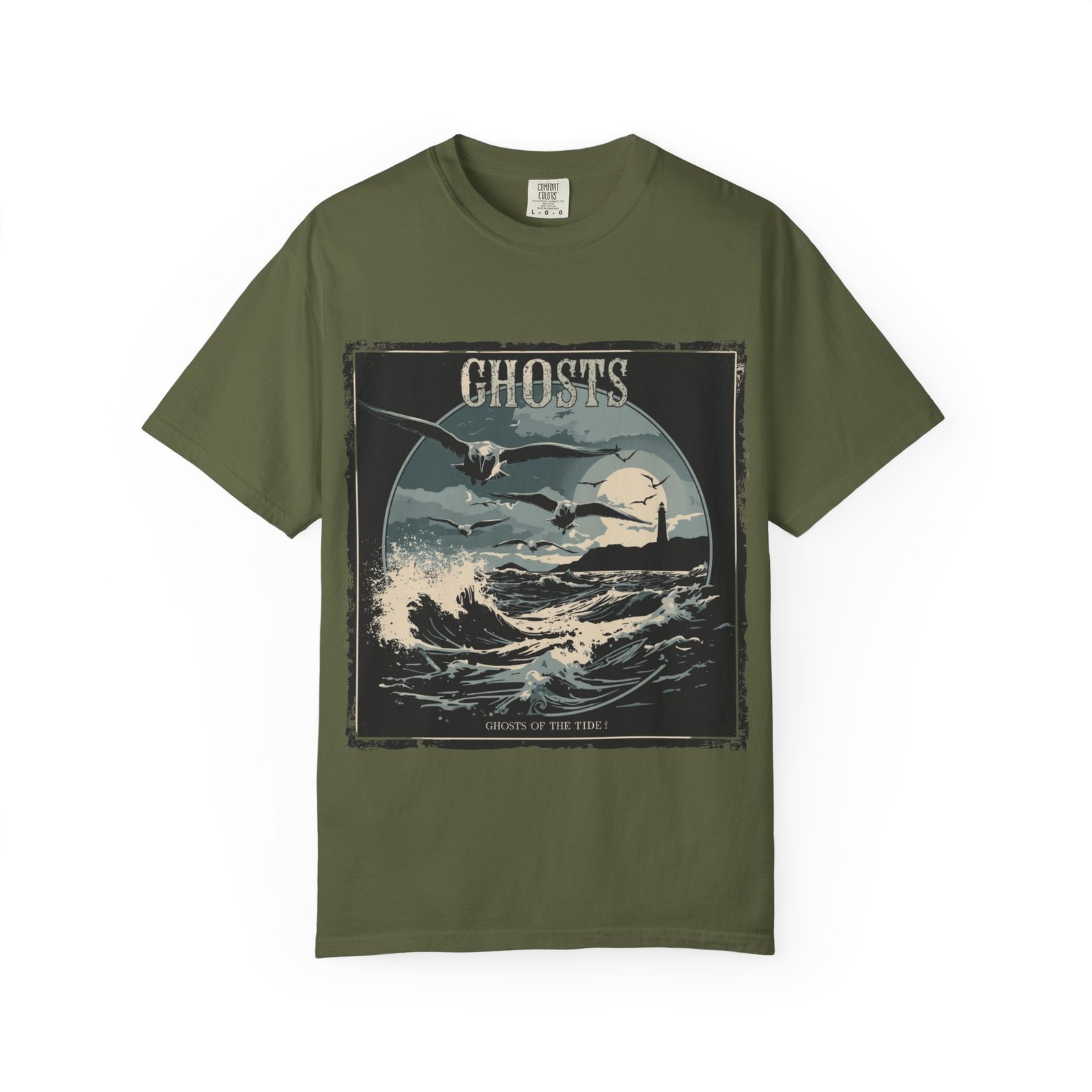 Widows bay Vintage 'Ghosts' Seaside Wave Graphic Tee - Image 6