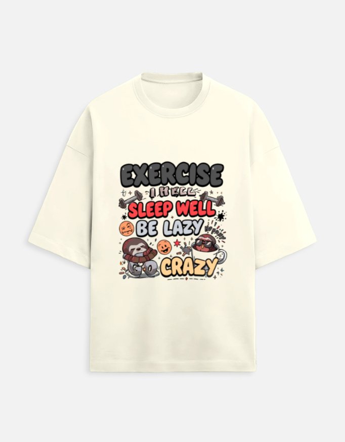 Funny Lazy Lifestyle T-Shirt | White Graphic Tee | Relaxed Mood - Image 14
