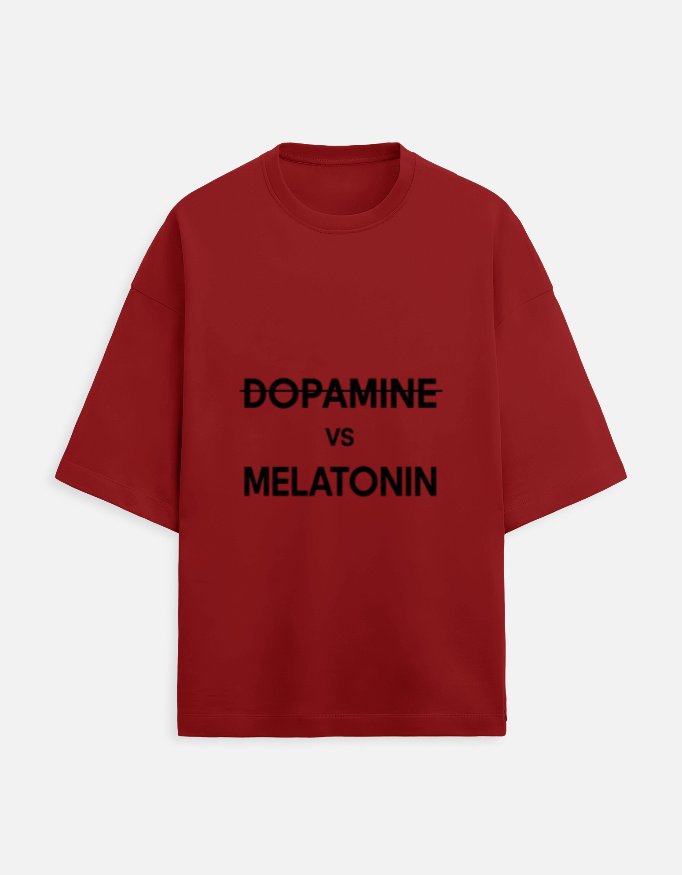 Dopamine vs Melatonin Funny T-Shirt - Image 9