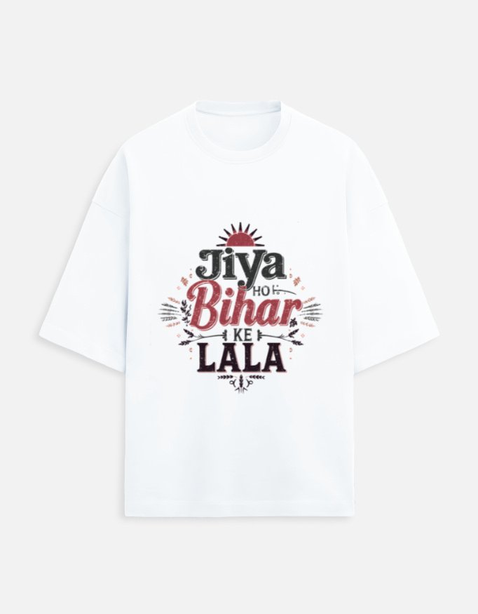 Bihar Pride T-Shirt | White Graphic Tee | Patna Railway Station - Image 6