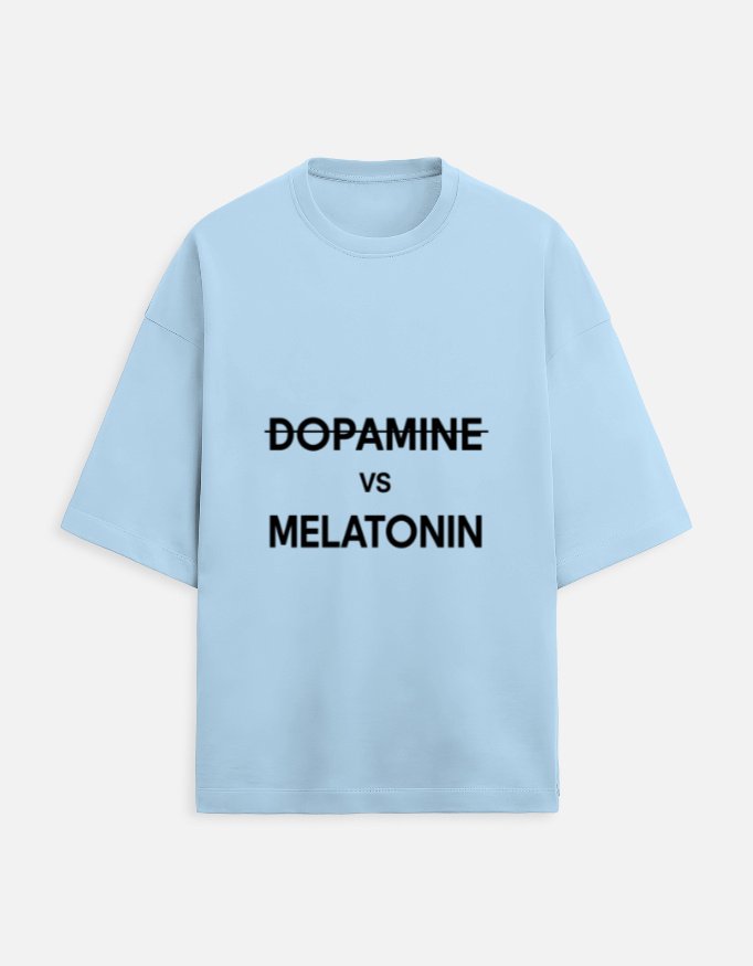 Dopamine vs Melatonin Funny T-Shirt - Image 8