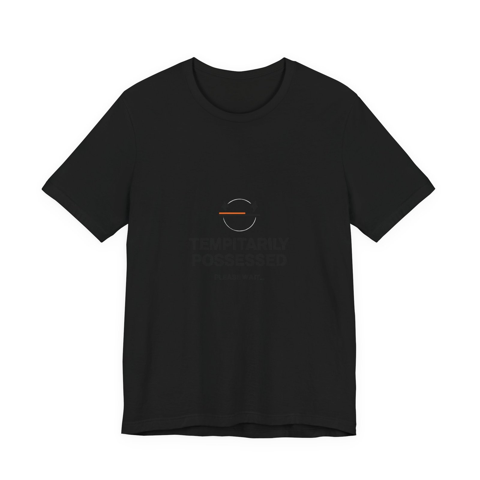 T-Shirt — "Temporarily Possessed" Minimalist Paranormal Graphic Tee - Image 5