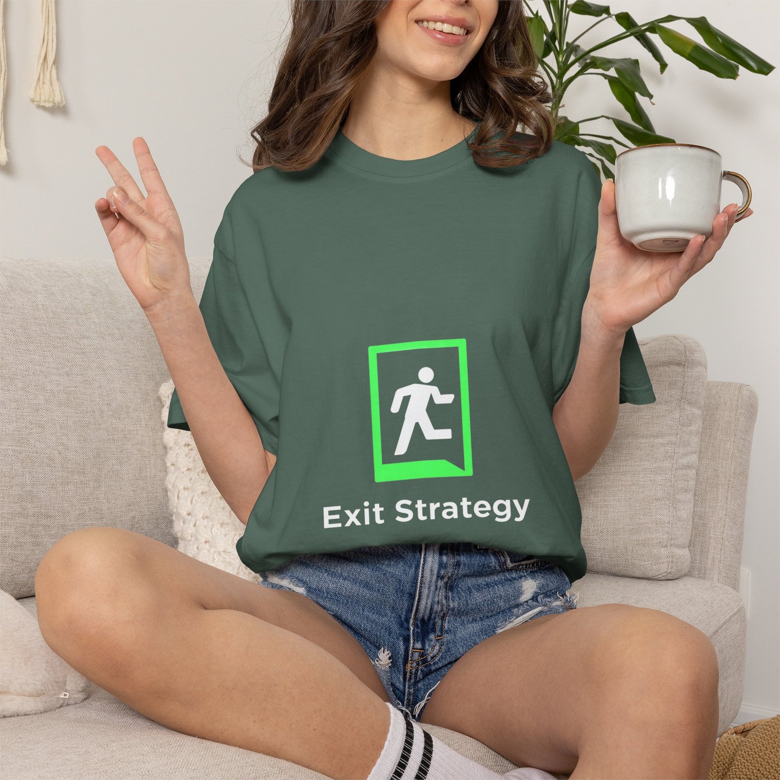 Neon Rectangle Minimalist T-Shirt - Image 13