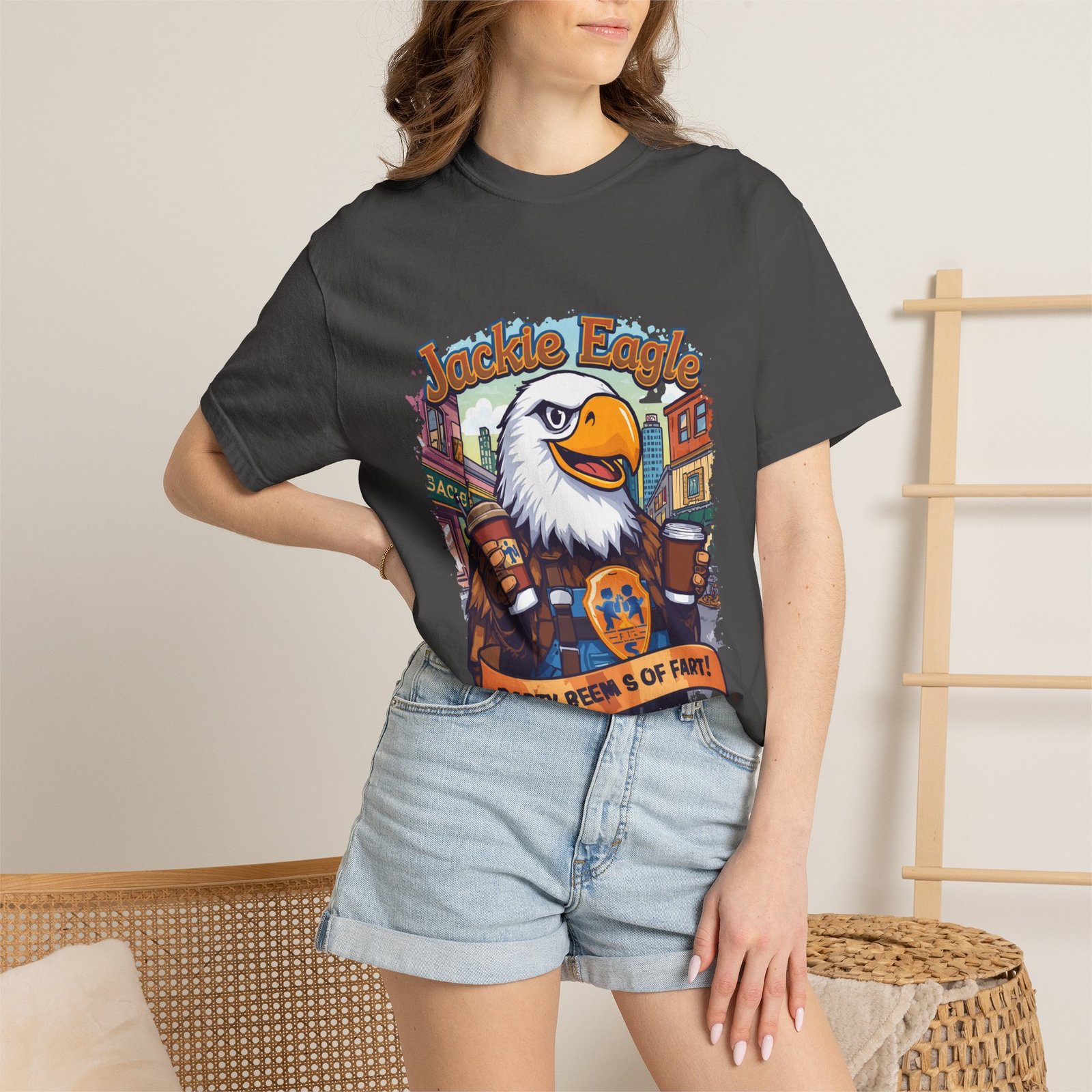 Jackle Eagle 'Party Veers 5 Of Part' Graphic T-Shirt — Vintage Eagle Brewery Design - Image 53