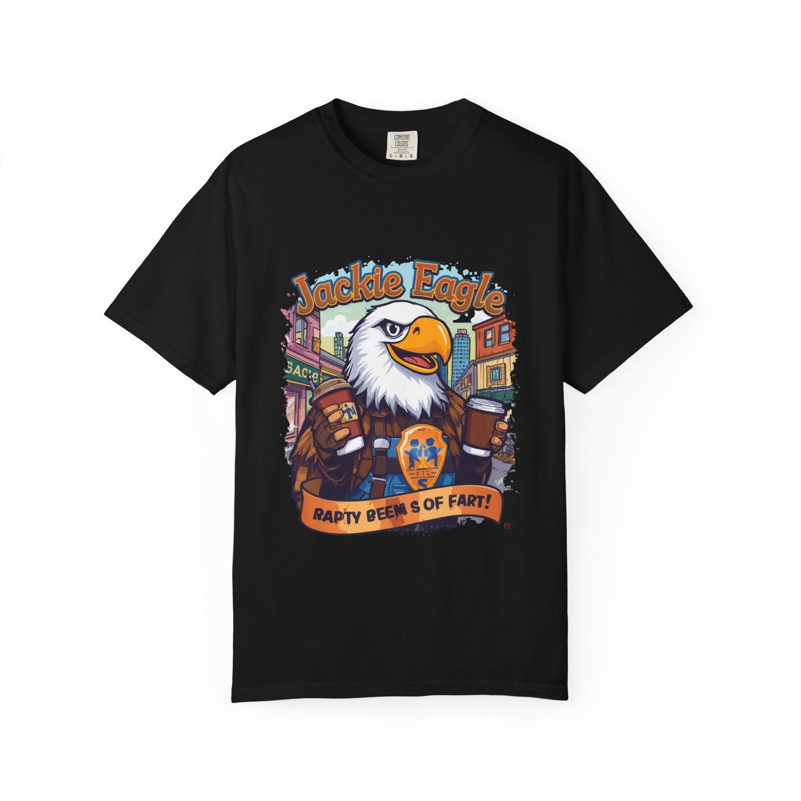 Jackle Eagle 'Party Veers 5 Of Part' Graphic T-Shirt — Vintage Eagle Brewery Design - Image 58
