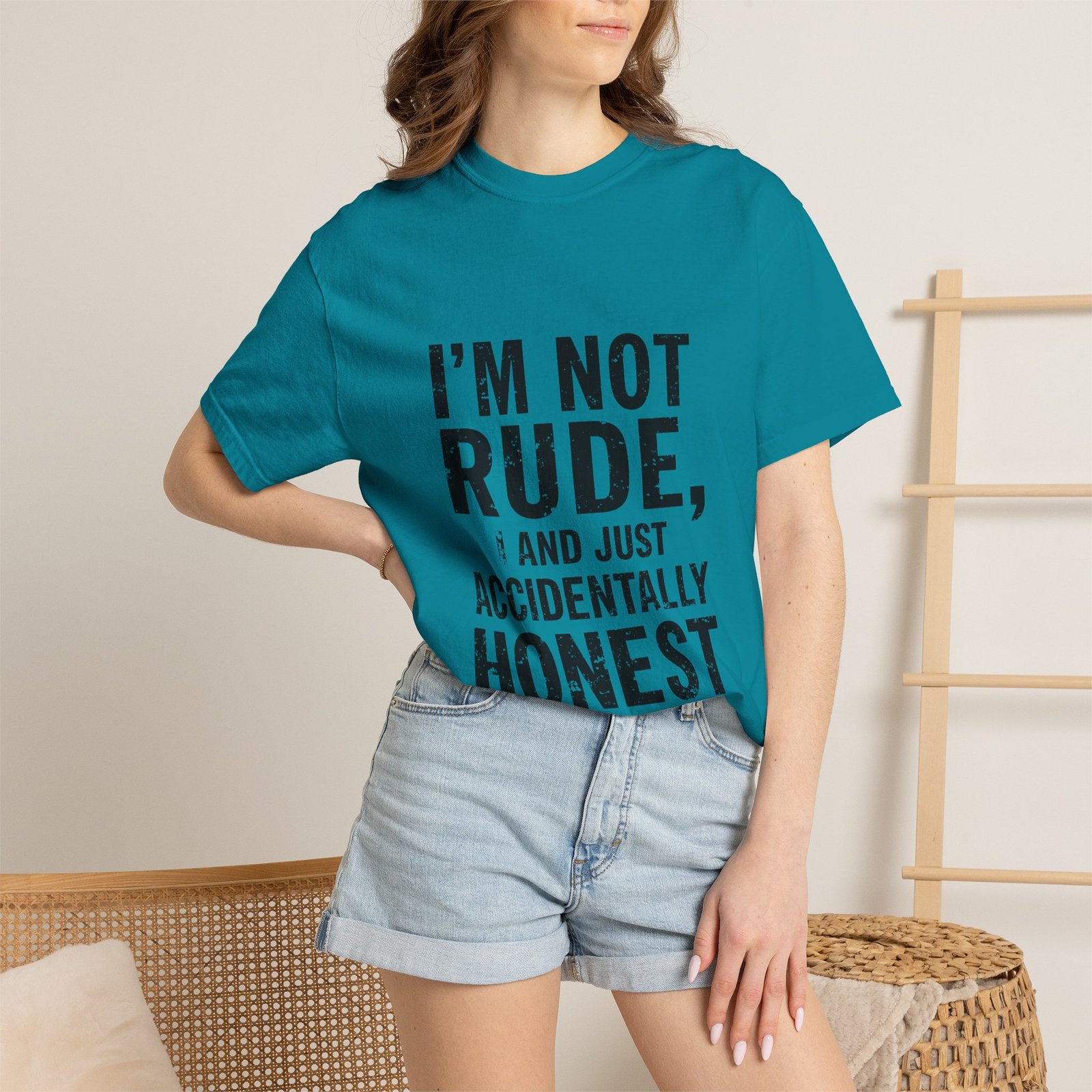 I’m Not Rude T-Shirt — "I’m Not Rude, I’m Just Accidentally Honest" Graphic Tee - Image 36