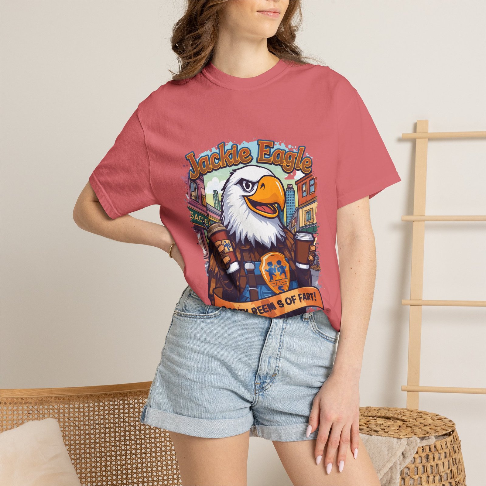 Jackle Eagle 'Party Veers 5 Of Part' Graphic T-Shirt — Vintage Eagle Brewery Design - Image 67