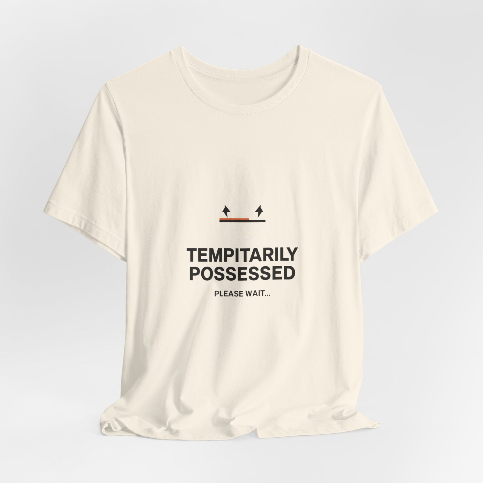 T-Shirt — "Temporarily Possessed" Minimalist Paranormal Graphic Tee - Image 12