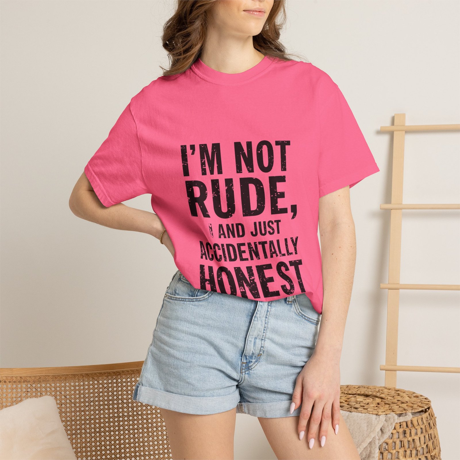I’m Not Rude T-Shirt — "I’m Not Rude, I’m Just Accidentally Honest" Graphic Tee - Image 64