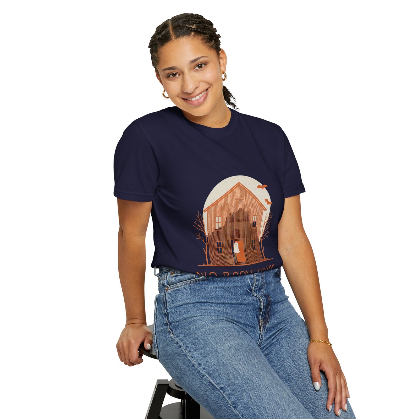No Body Home T-Shirt – Funny Ghost Haunted House Halloween Tee - Image 21