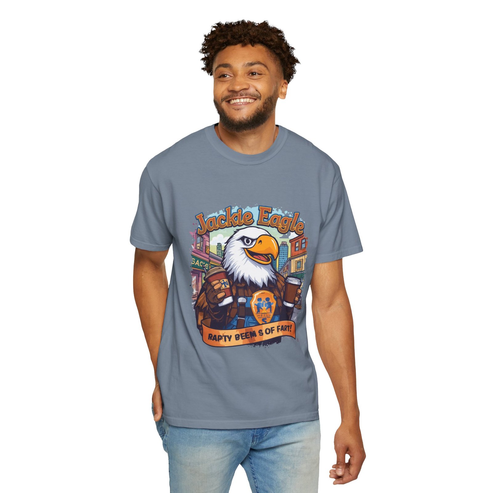 Jackle Eagle 'Party Veers 5 Of Part' Graphic T-Shirt — Vintage Eagle Brewery Design - Image 20