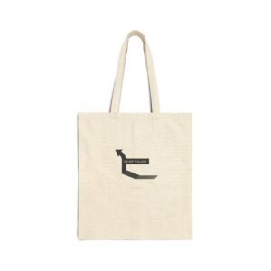 Canvas Tote Bag — Minimalist 'Do Not Follow' Arrow Logo