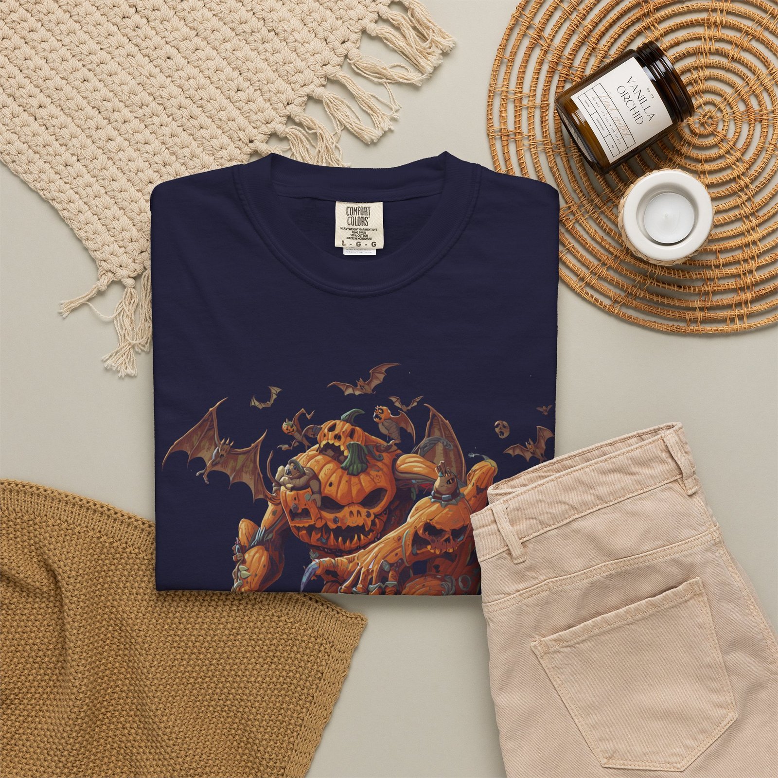 Halloween Pumpkin Monster T-Shirt - Image 19