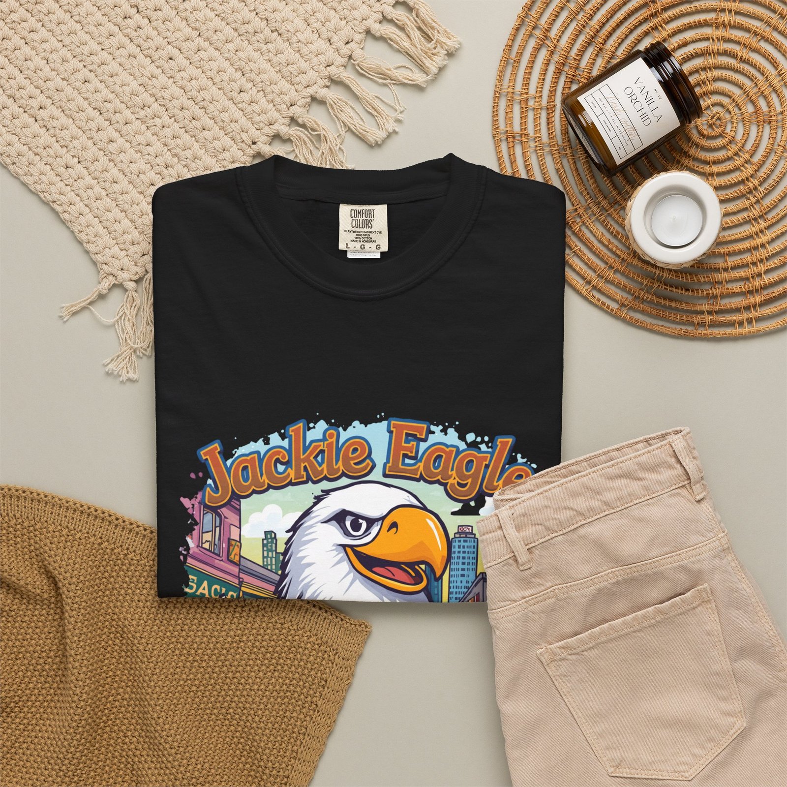 Jackle Eagle 'Party Veers 5 Of Part' Graphic T-Shirt — Vintage Eagle Brewery Design - Image 64