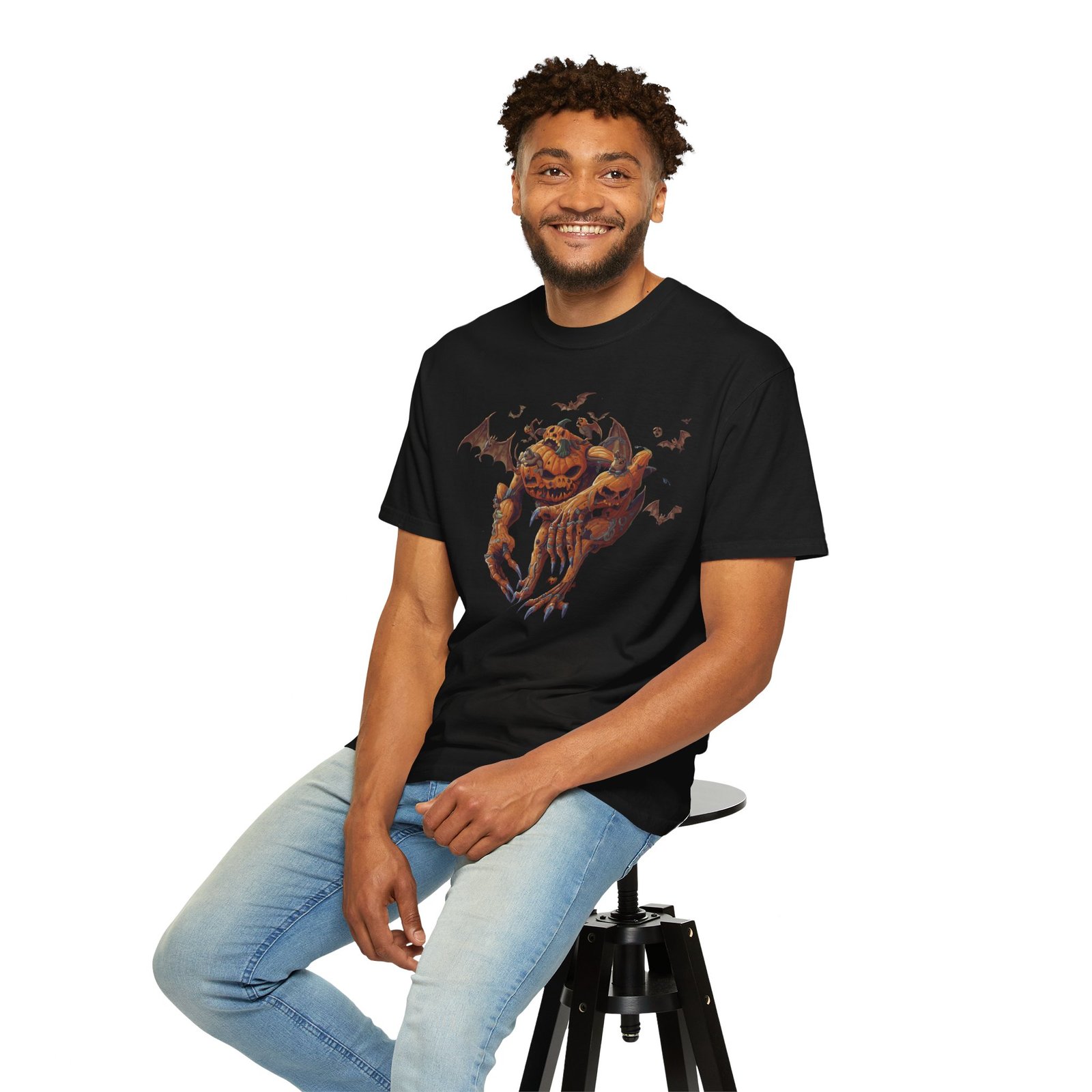 Halloween Pumpkin Monster T-Shirt - Image 28