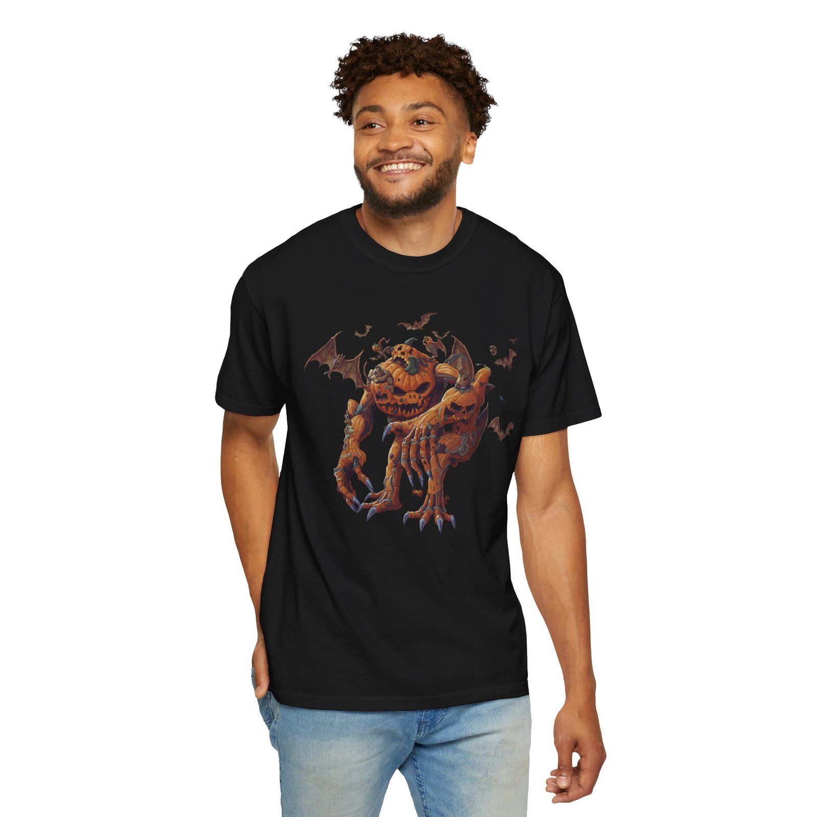 Halloween Pumpkin Monster T-Shirt - Image 27