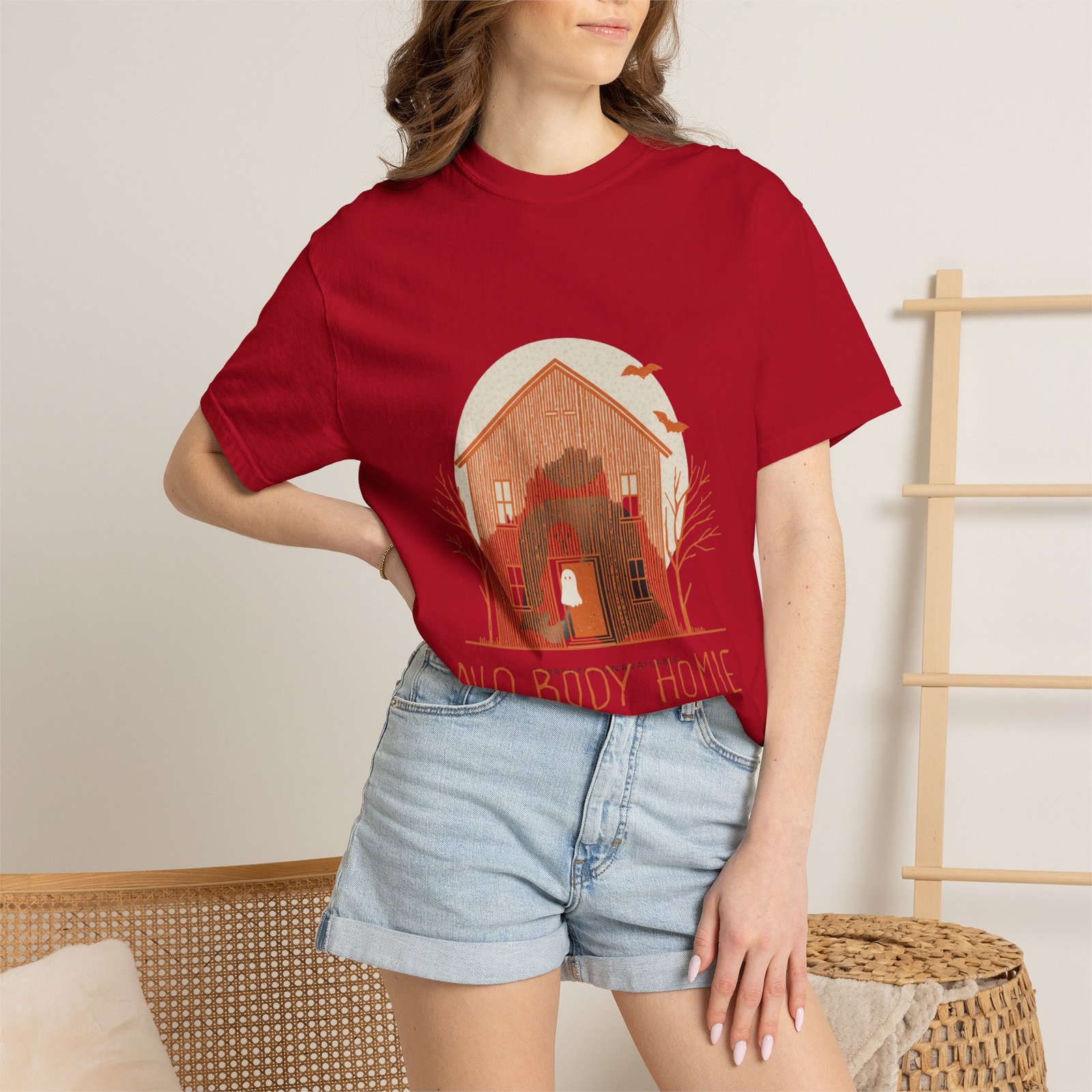No Body Home T-Shirt – Funny Ghost Haunted House Halloween Tee - Image 39