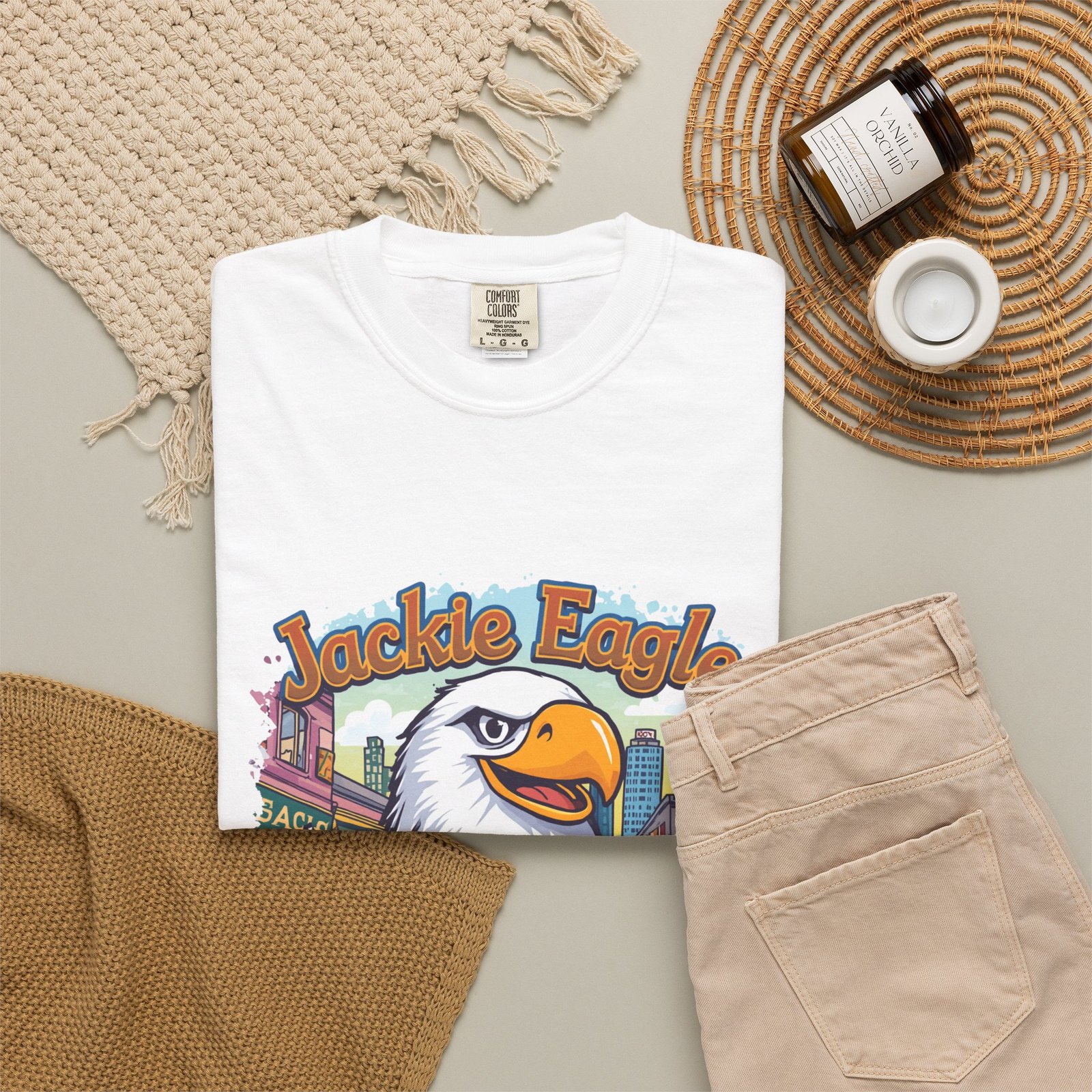 Jackle Eagle 'Party Veers 5 Of Part' Graphic T-Shirt — Vintage Eagle Brewery Design - Image 8