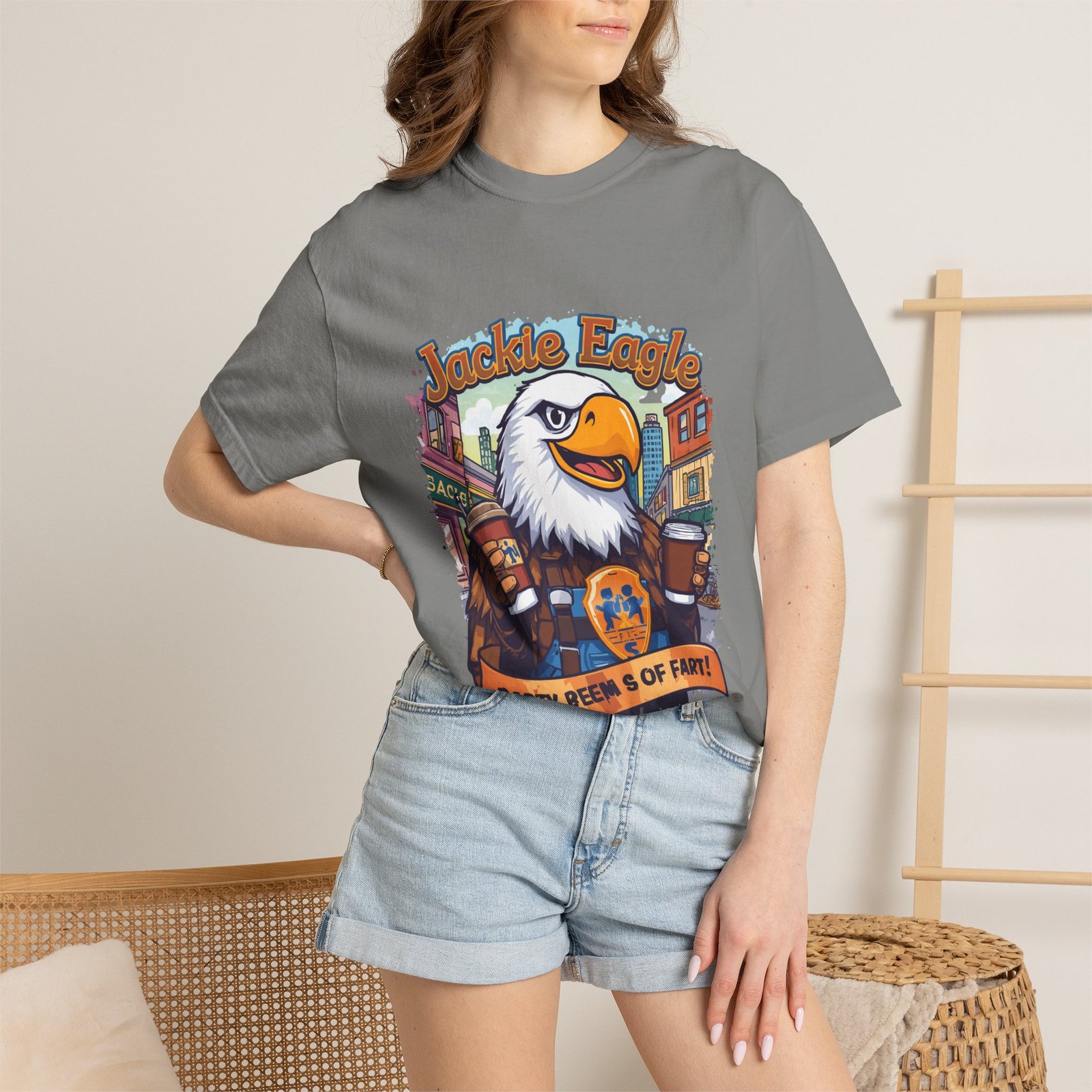 Jackle Eagle 'Party Veers 5 Of Part' Graphic T-Shirt — Vintage Eagle Brewery Design - Image 32