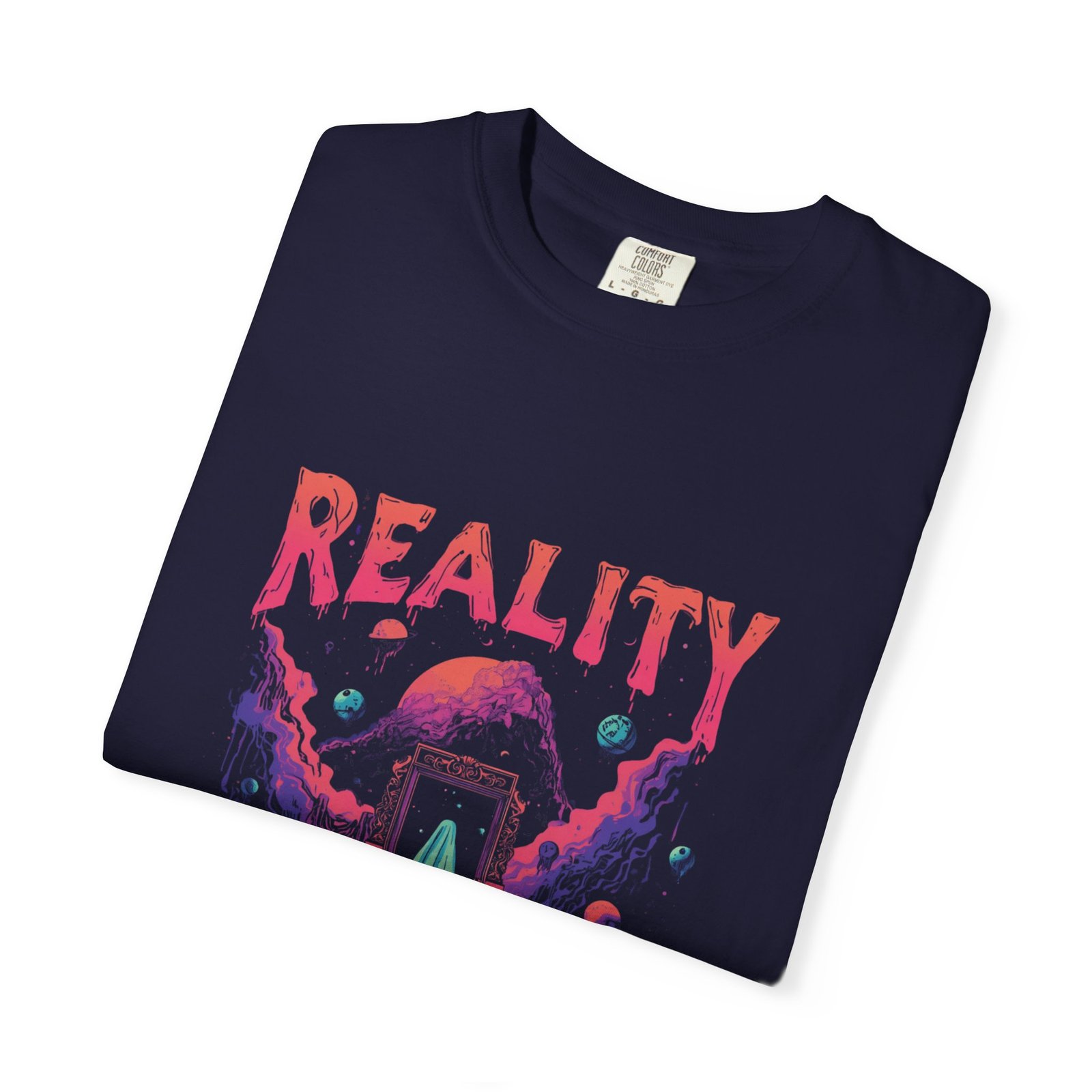 Reality Closed at Midnight T-Shirt – Psychedelic Ghost Halloween Tee - Image 11