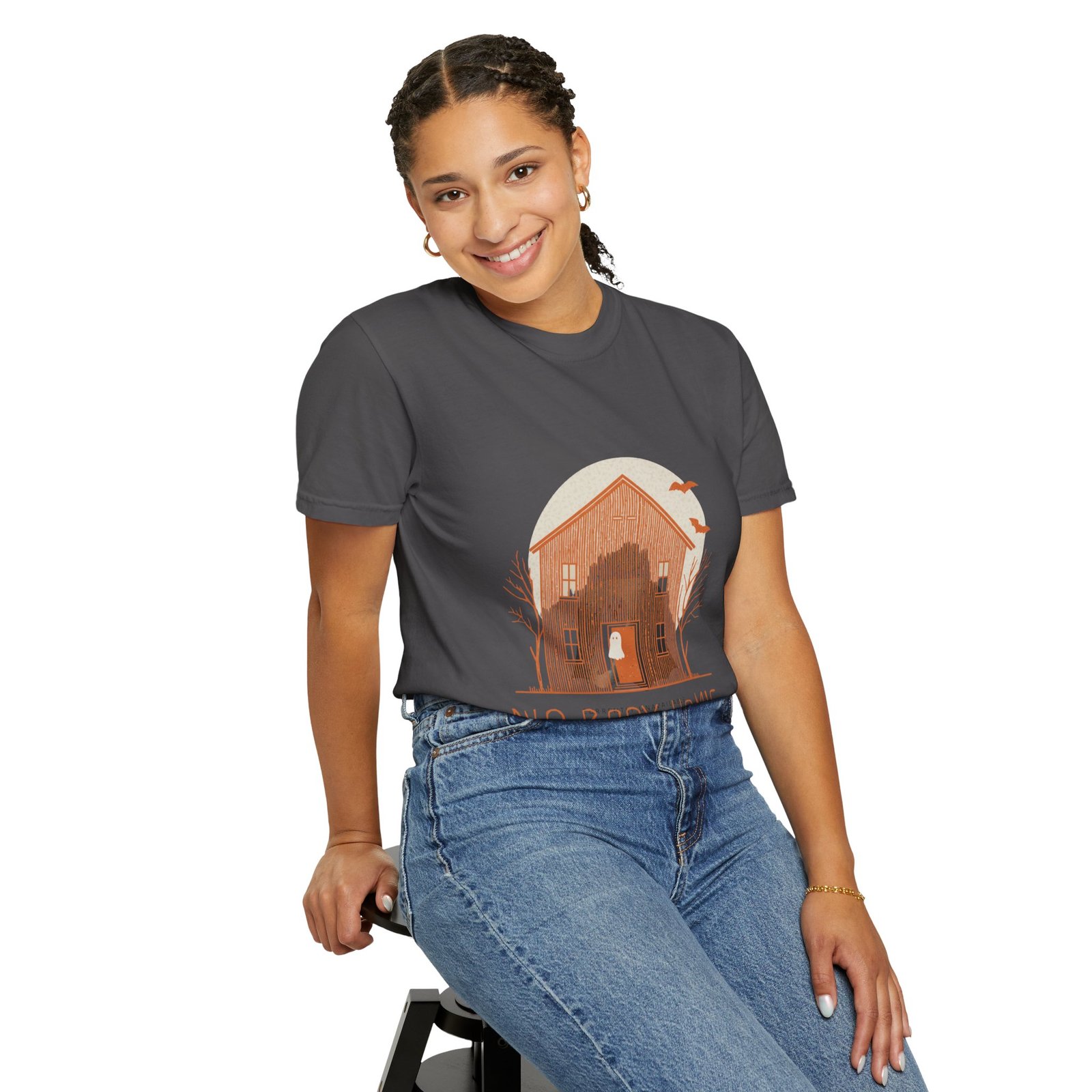 No Body Home T-Shirt – Funny Ghost Haunted House Halloween Tee - Image 28