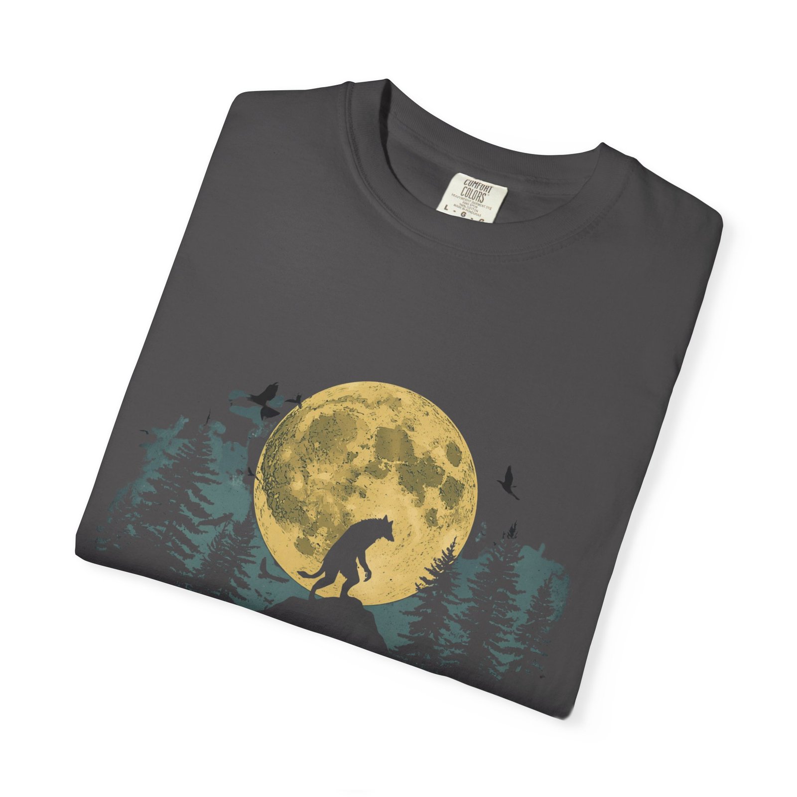 Never Trust The Full Moon Werewolf Graphic T-Shirt | Vintage Horror Moon Tee - Image 36
