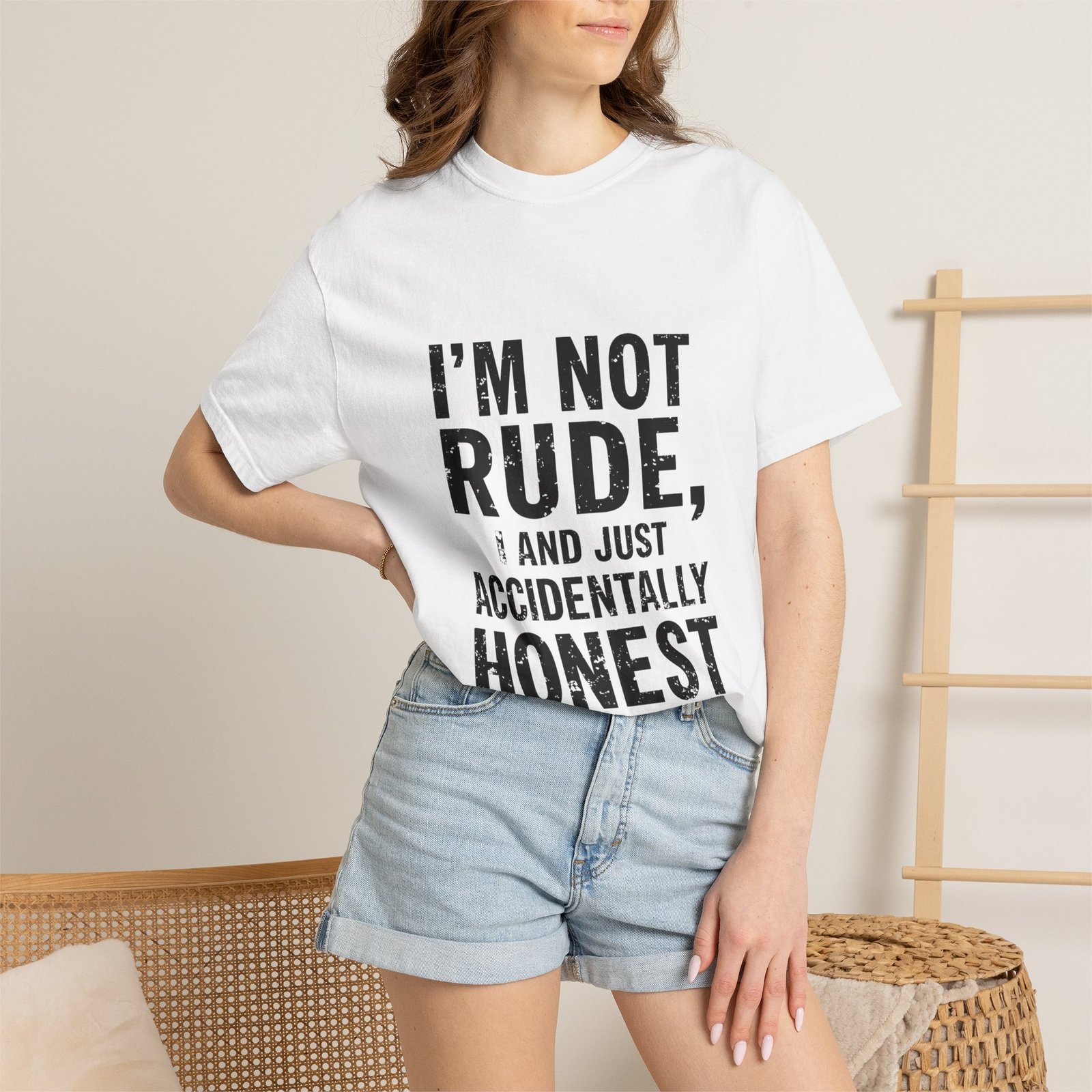 I’m Not Rude T-Shirt — "I’m Not Rude, I’m Just Accidentally Honest" Graphic Tee - Image 4