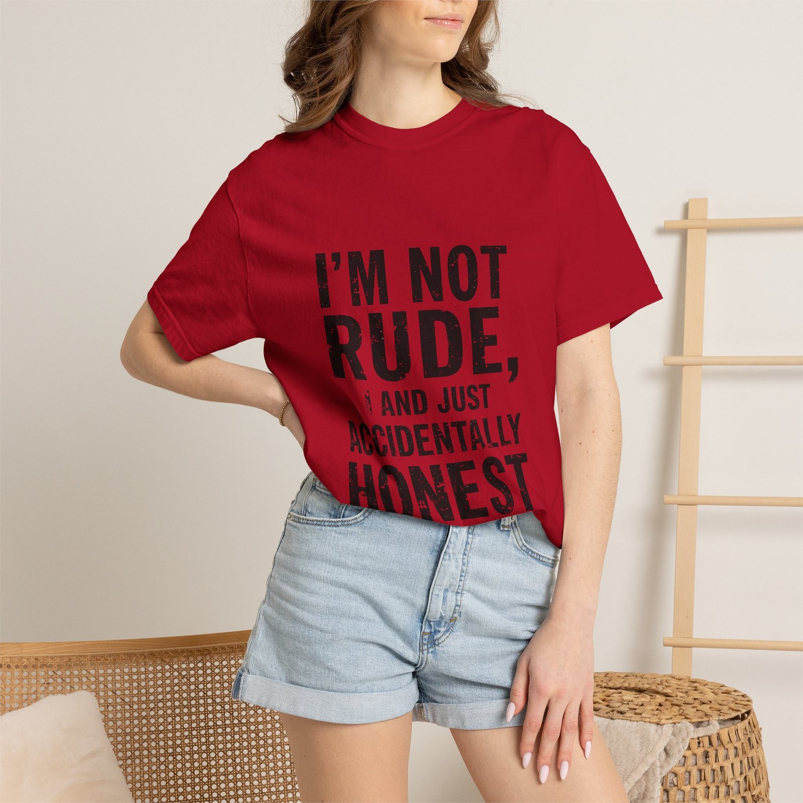 I’m Not Rude T-Shirt — "I’m Not Rude, I’m Just Accidentally Honest" Graphic Tee - Image 68