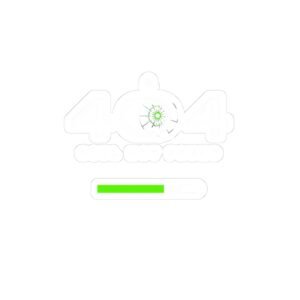 404 Loading Bar Kiss-Cut Sticker — Cute Tech Error Laptop Decal
