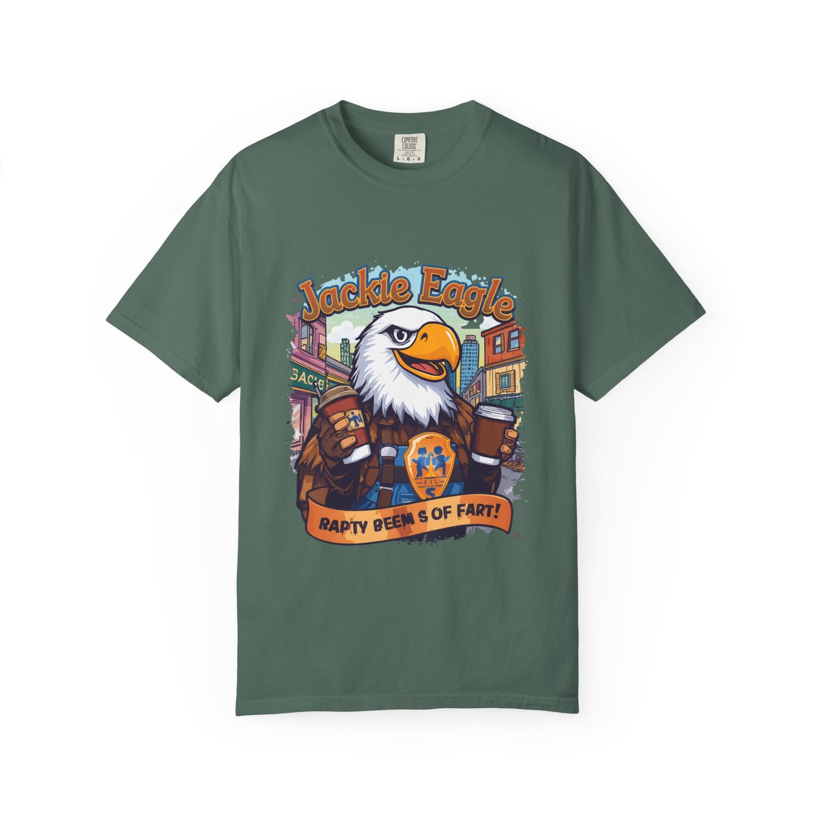 Jackle Eagle 'Party Veers 5 Of Part' Graphic T-Shirt — Vintage Eagle Brewery Design - Image 9