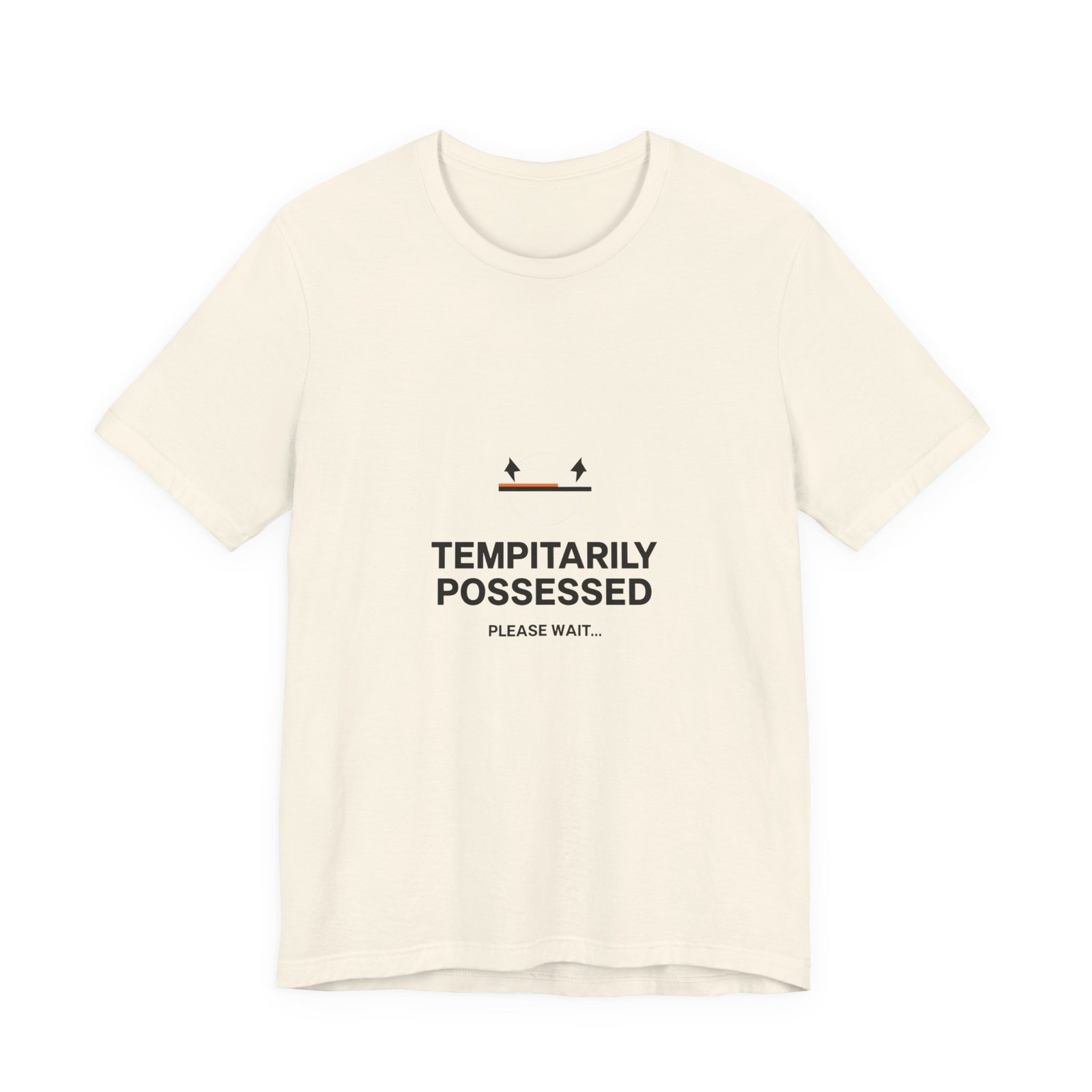 T-Shirt — "Temporarily Possessed" Minimalist Paranormal Graphic Tee - Image 9