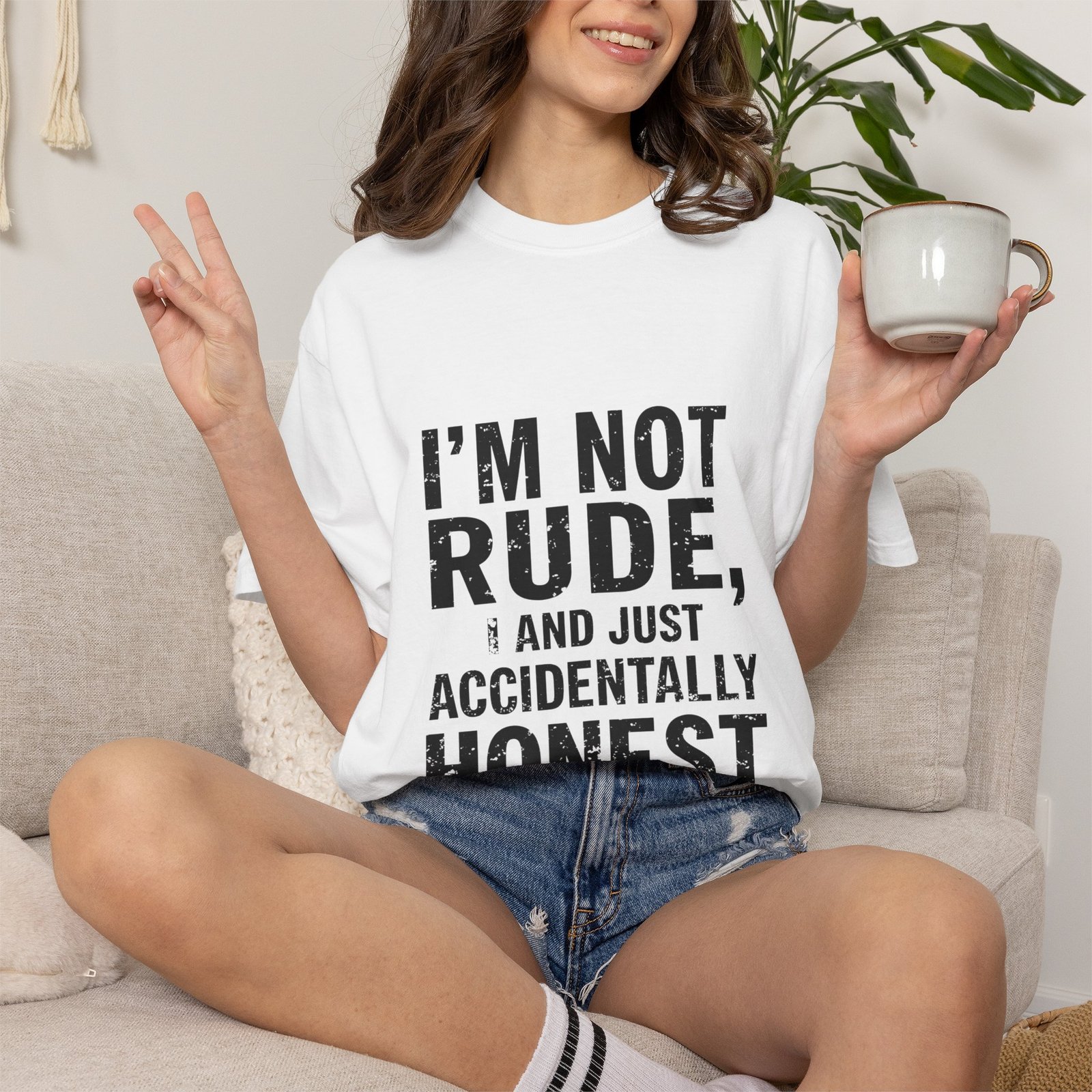 I’m Not Rude T-Shirt — "I’m Not Rude, I’m Just Accidentally Honest" Graphic Tee - Image 5