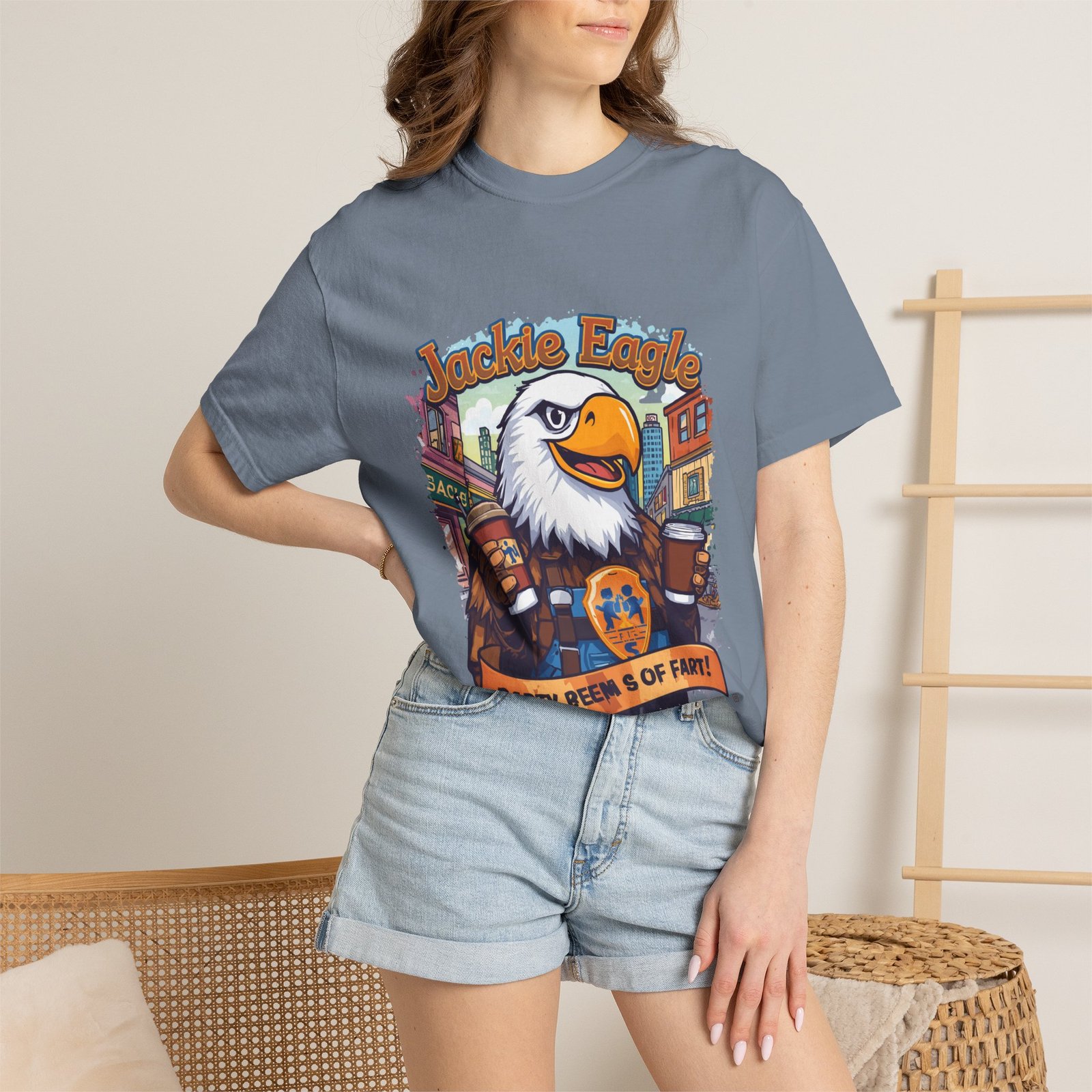 Jackle Eagle 'Party Veers 5 Of Part' Graphic T-Shirt — Vintage Eagle Brewery Design - Image 18