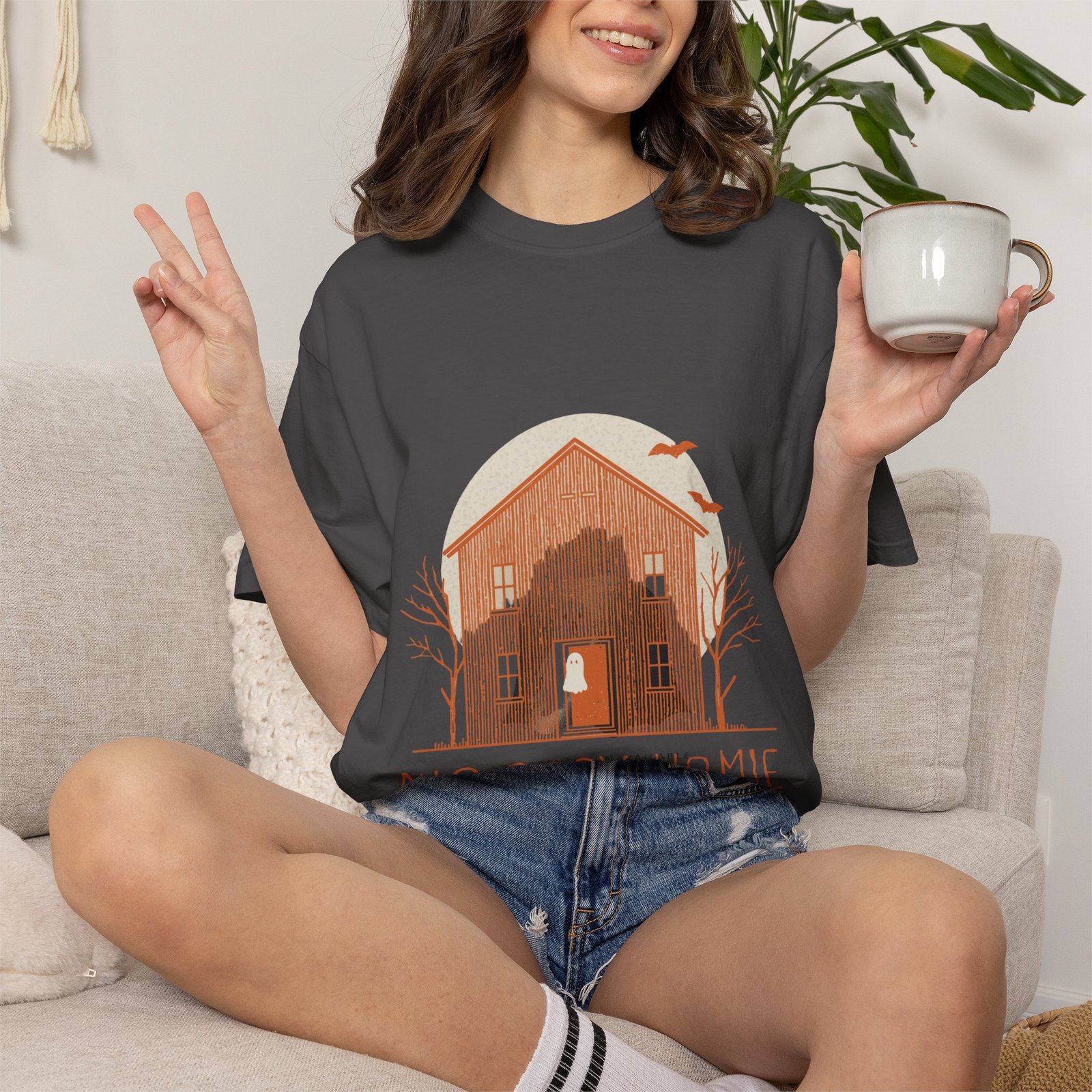 No Body Home T-Shirt – Funny Ghost Haunted House Halloween Tee - Image 26