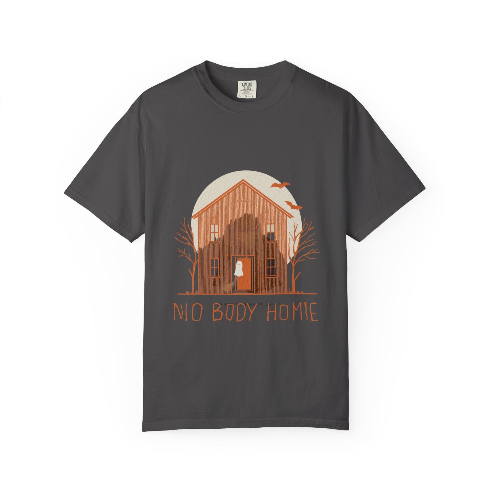 No Body Home T-Shirt – Funny Ghost Haunted House Halloween Tee - Image 22