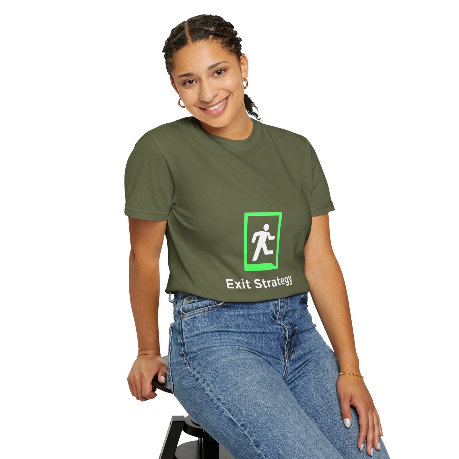 Neon Rectangle Minimalist T-Shirt - Image 7