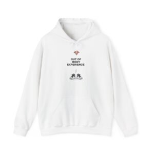 Out of Body Experience Hoodie — Minimal Spiritual Graphic Pullover