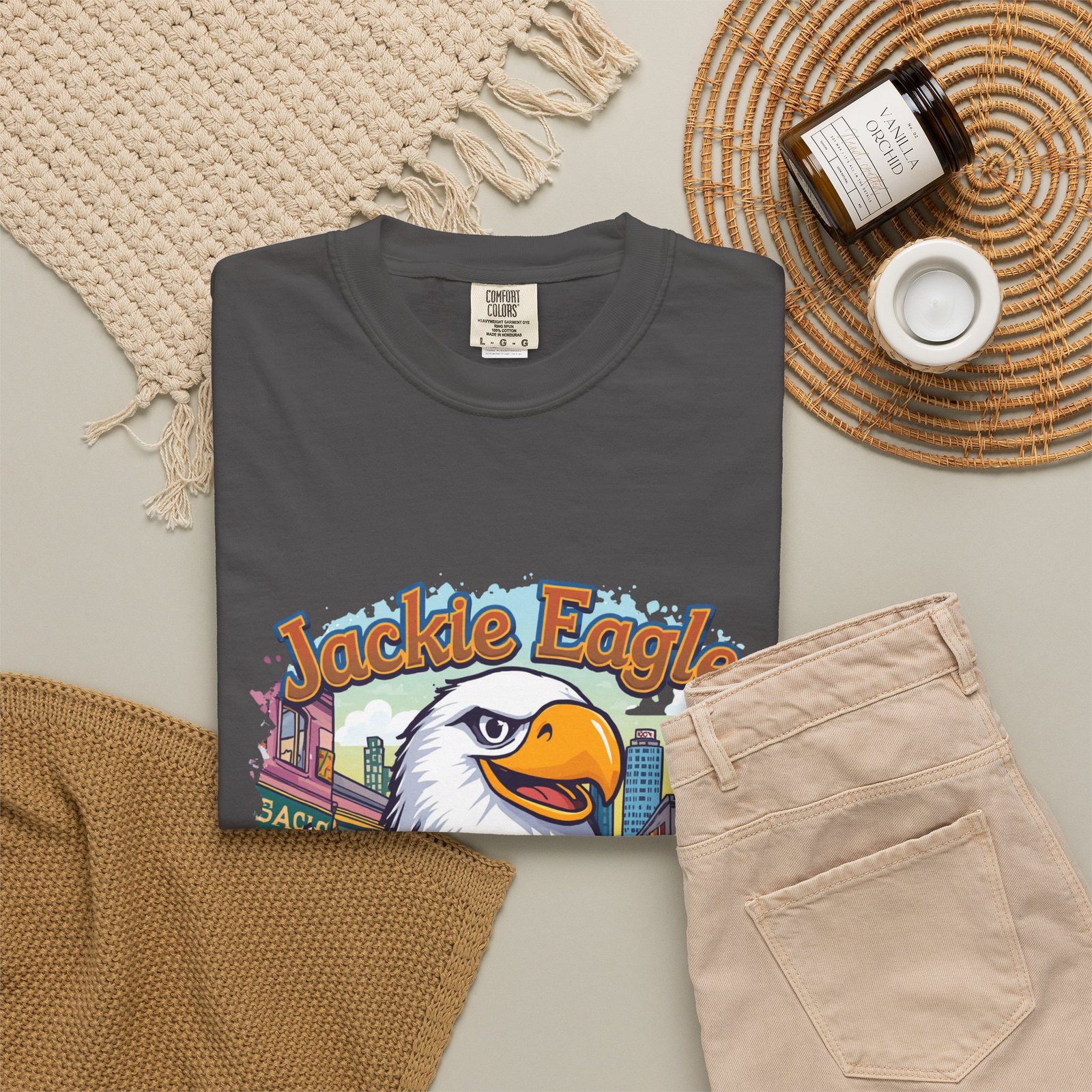 Jackle Eagle 'Party Veers 5 Of Part' Graphic T-Shirt — Vintage Eagle Brewery Design - Image 57