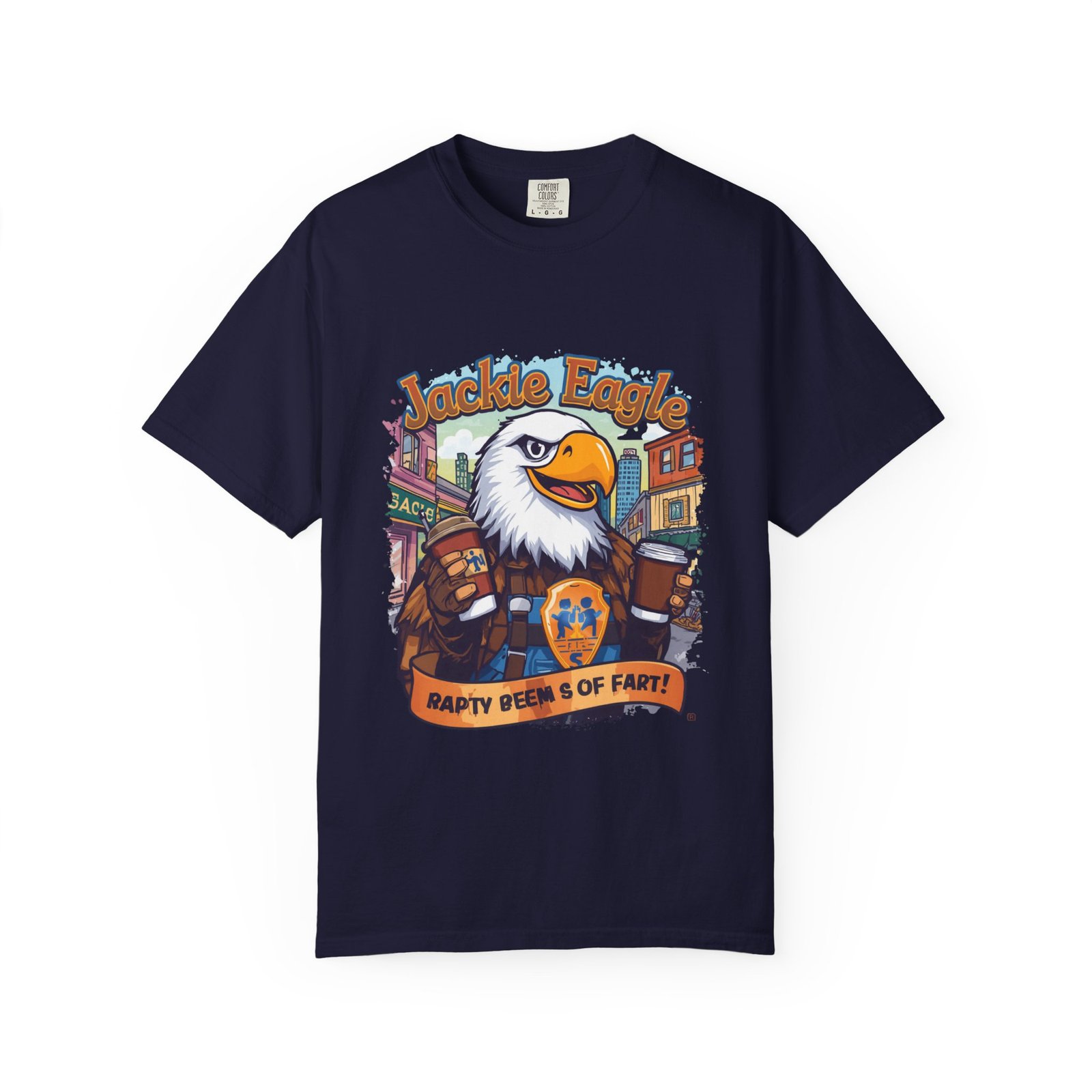 Jackle Eagle 'Party Veers 5 Of Part' Graphic T-Shirt — Vintage Eagle Brewery Design - Image 44