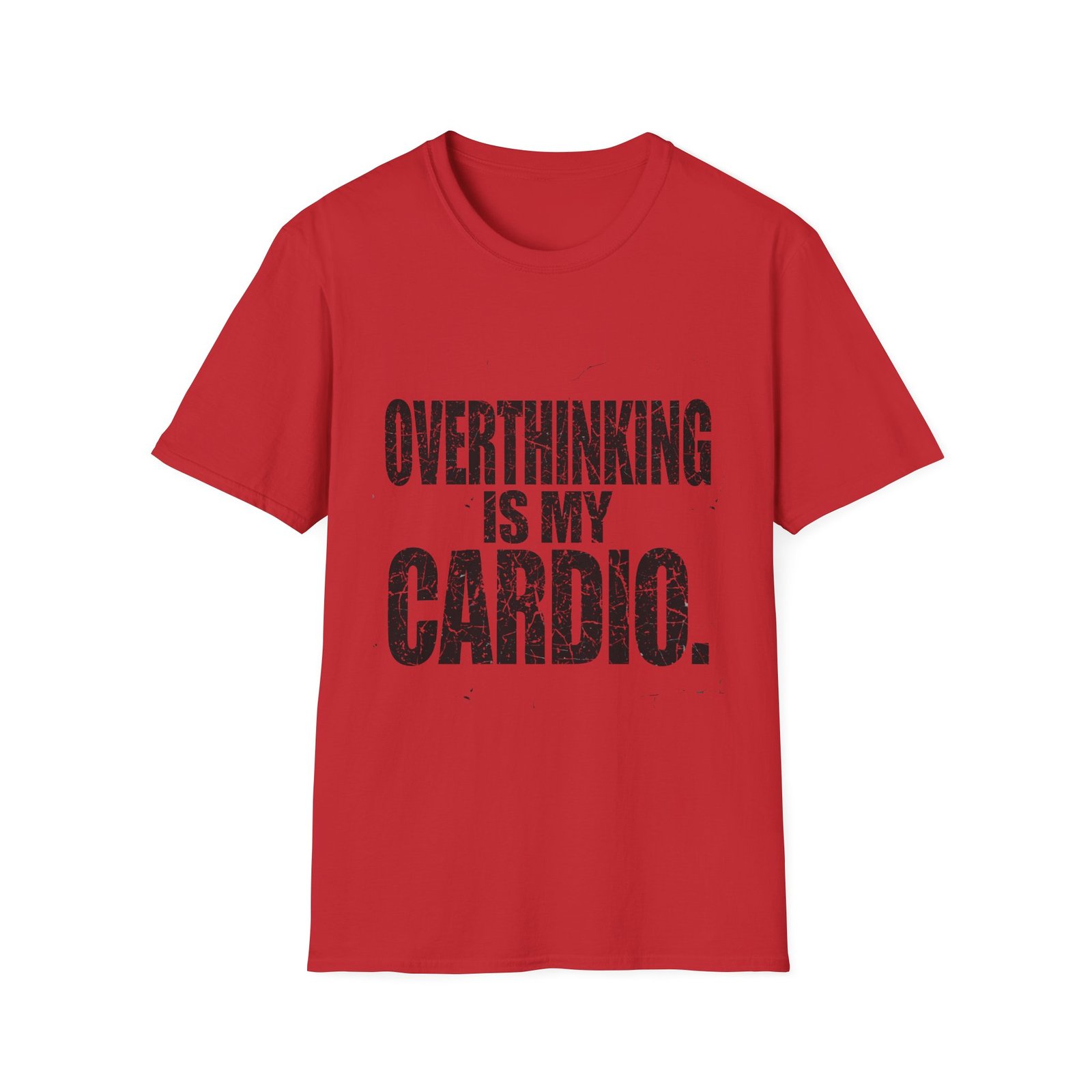 Overthinking Is My Cardio T-Shirt – Funny Introvert Graphic Tee - Image 27