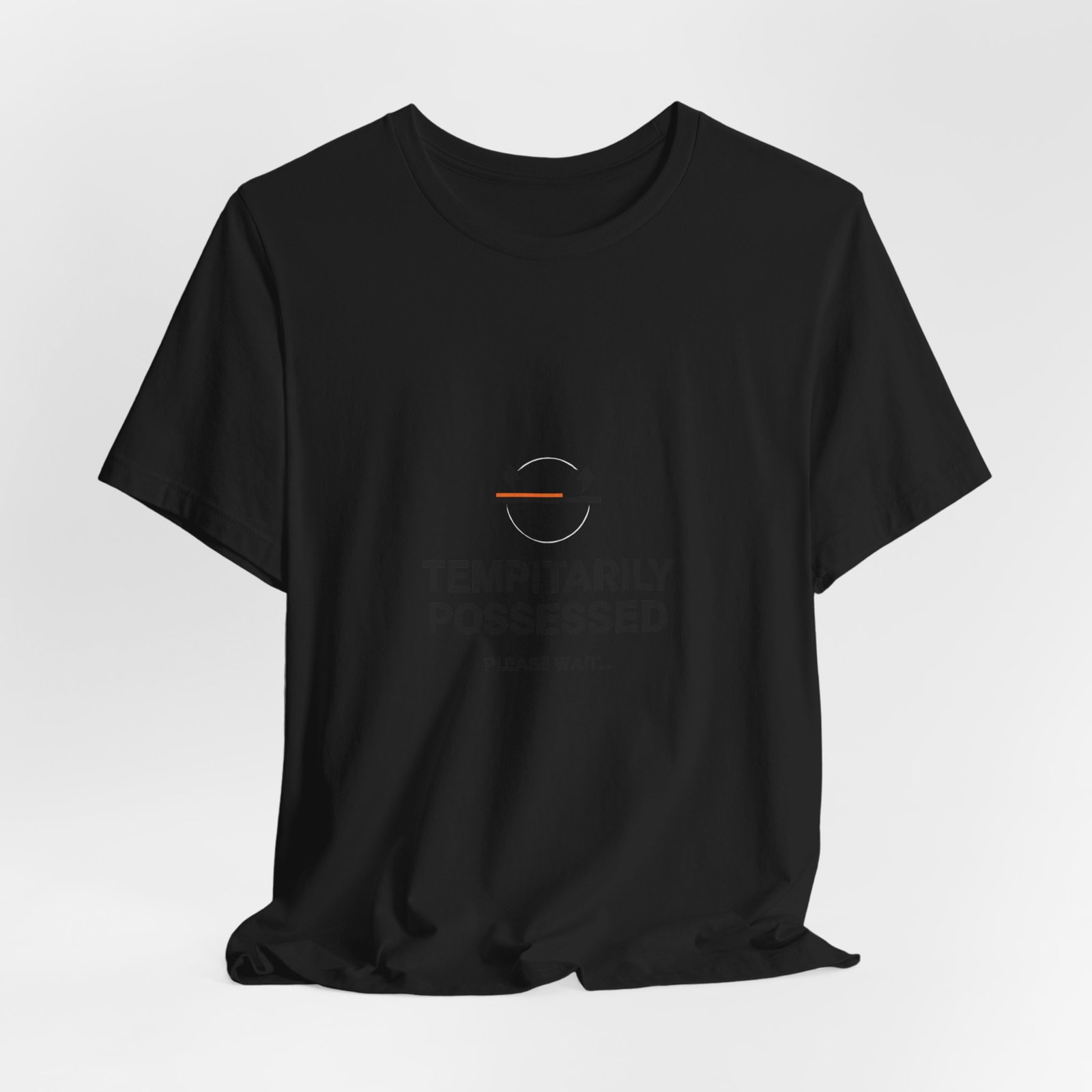 T-Shirt — "Temporarily Possessed" Minimalist Paranormal Graphic Tee - Image 8