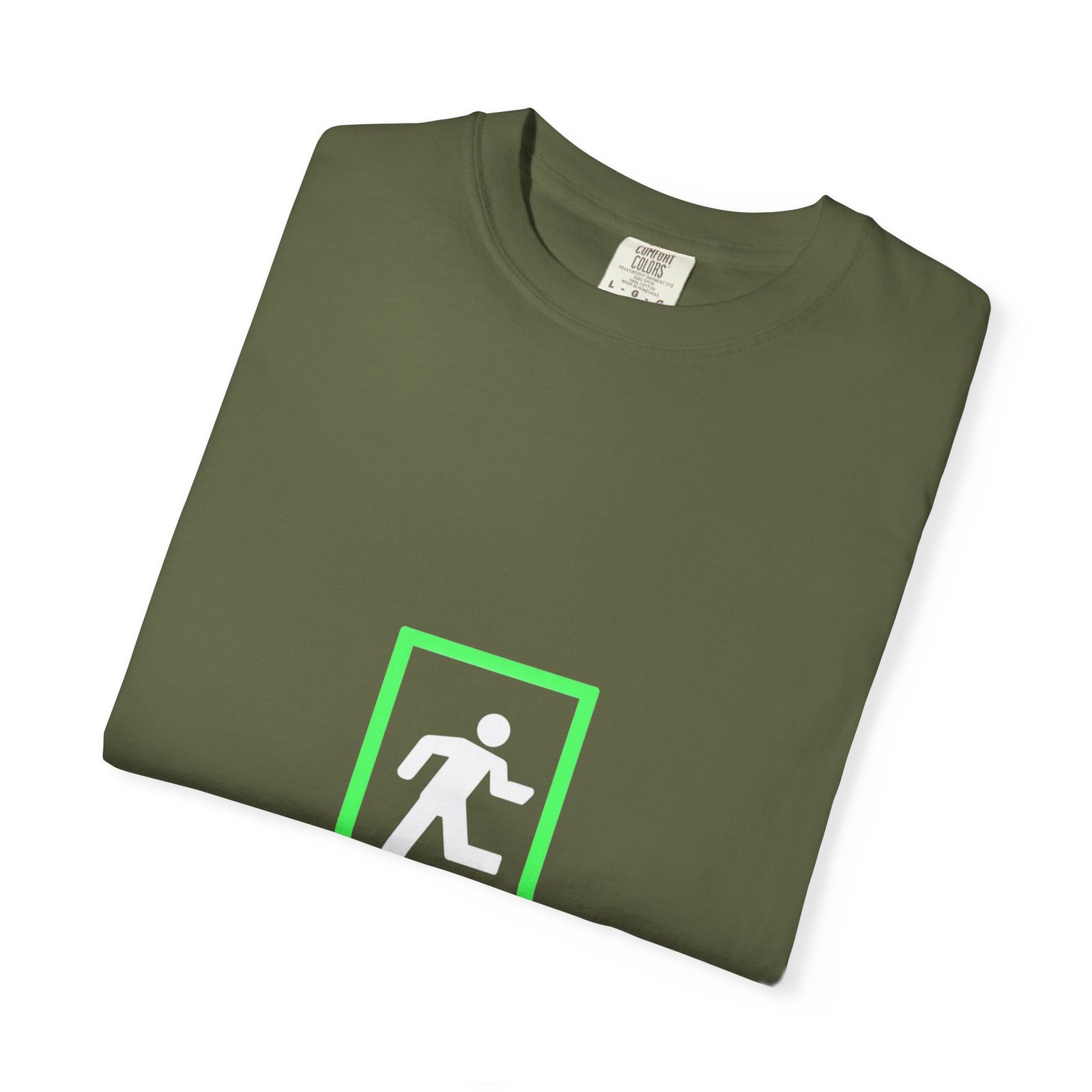 Neon Rectangle Minimalist T-Shirt - Image 4